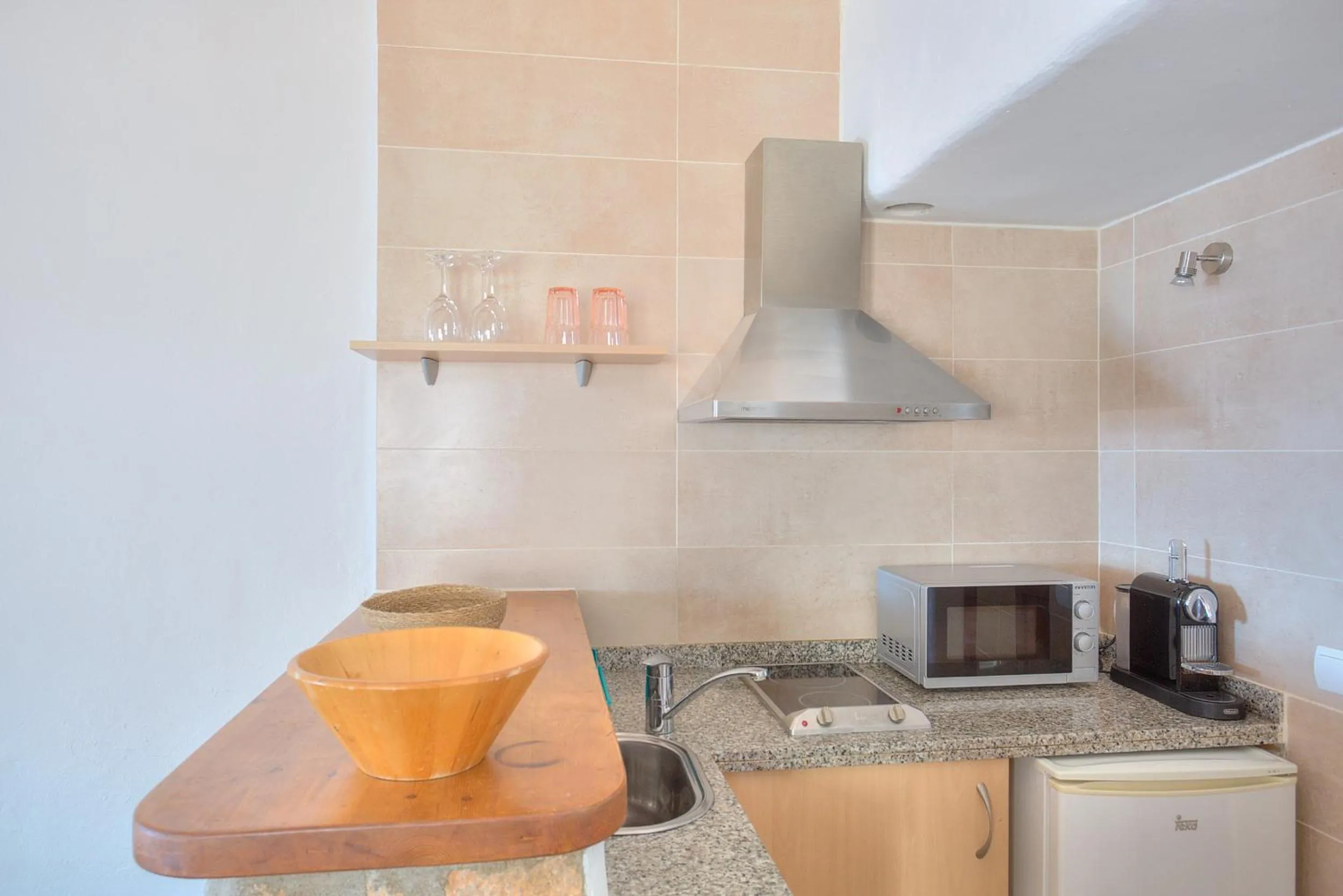 Kitchen or kitchenette in Apartmentos Nort