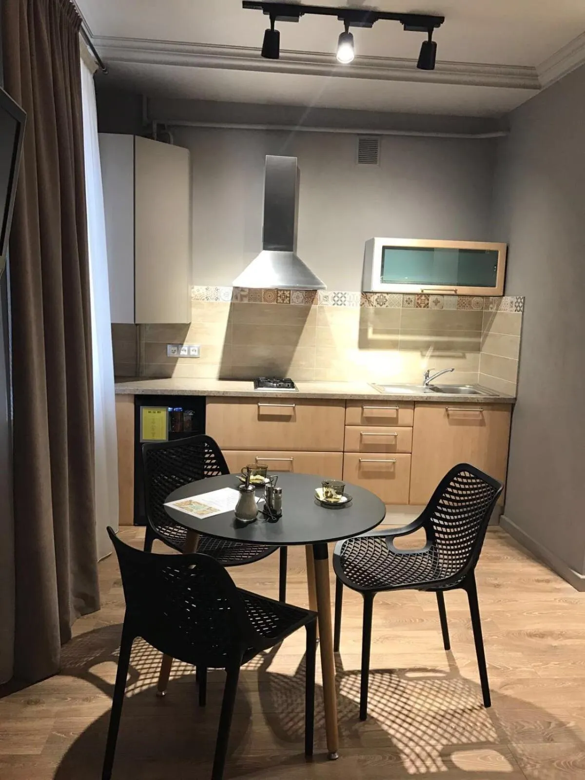 Kitchen or kitchenette in Aparthotel