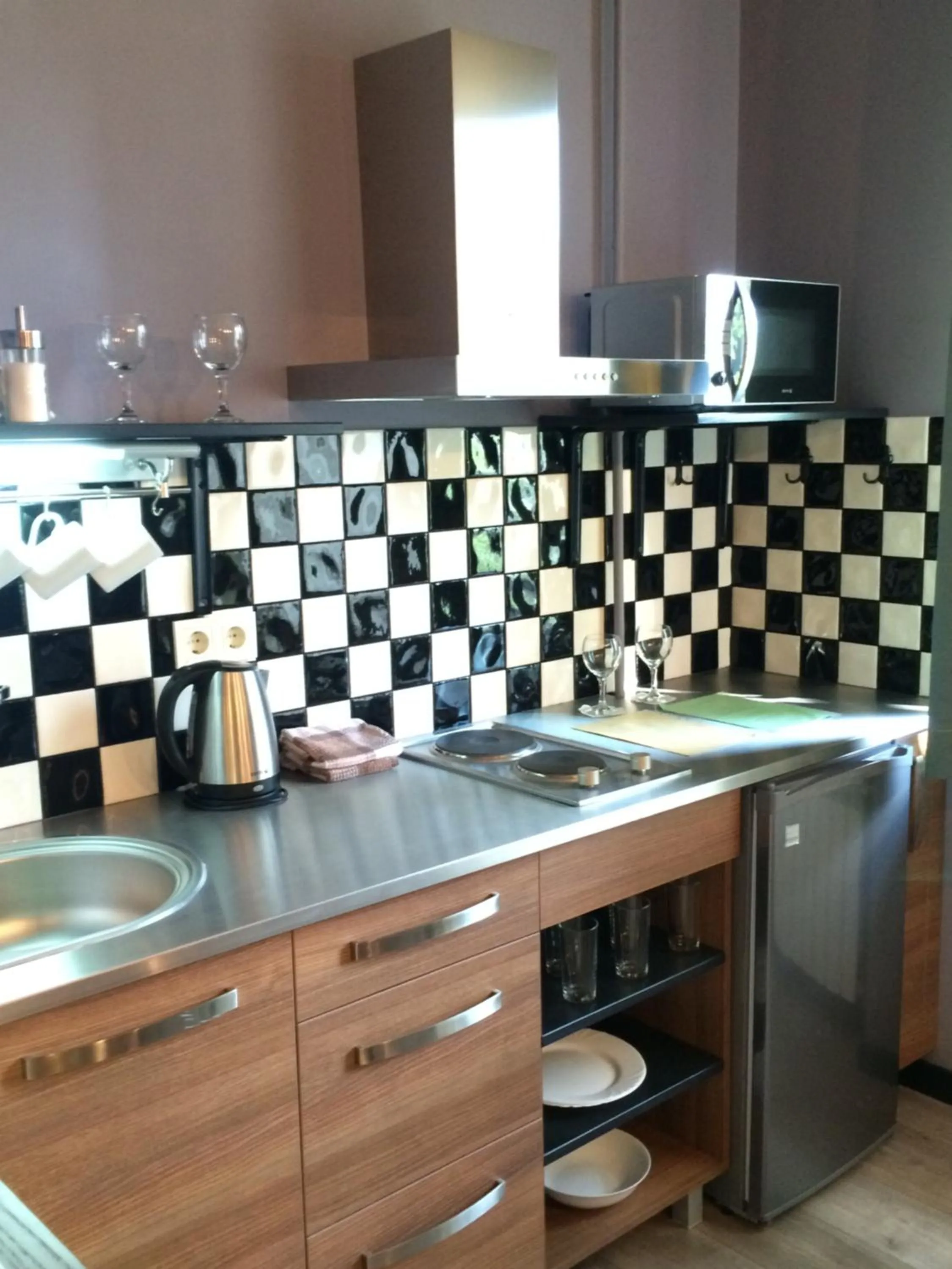 kitchen in Aparthotel