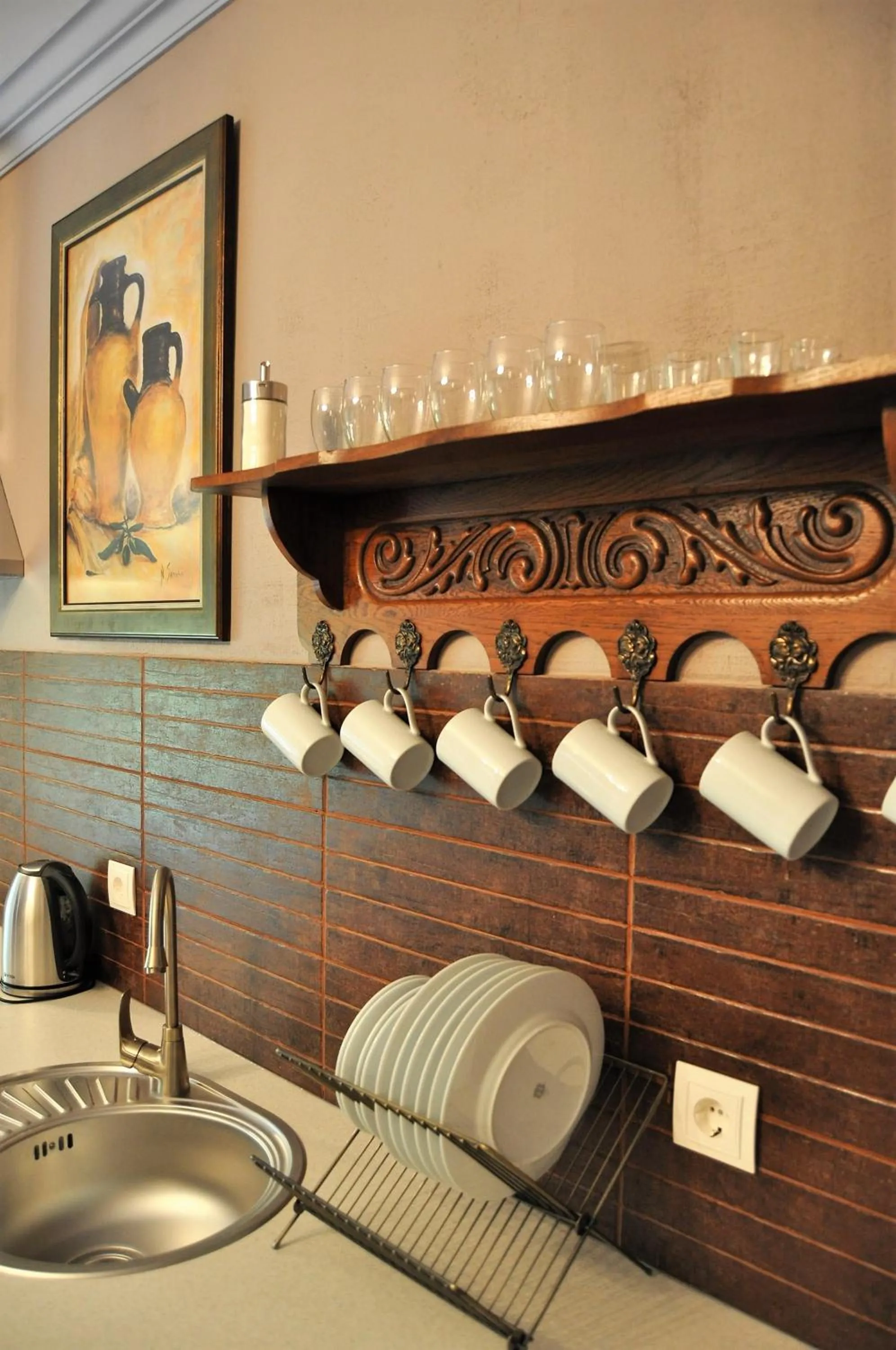 Kitchen or kitchenette in Aparthotel