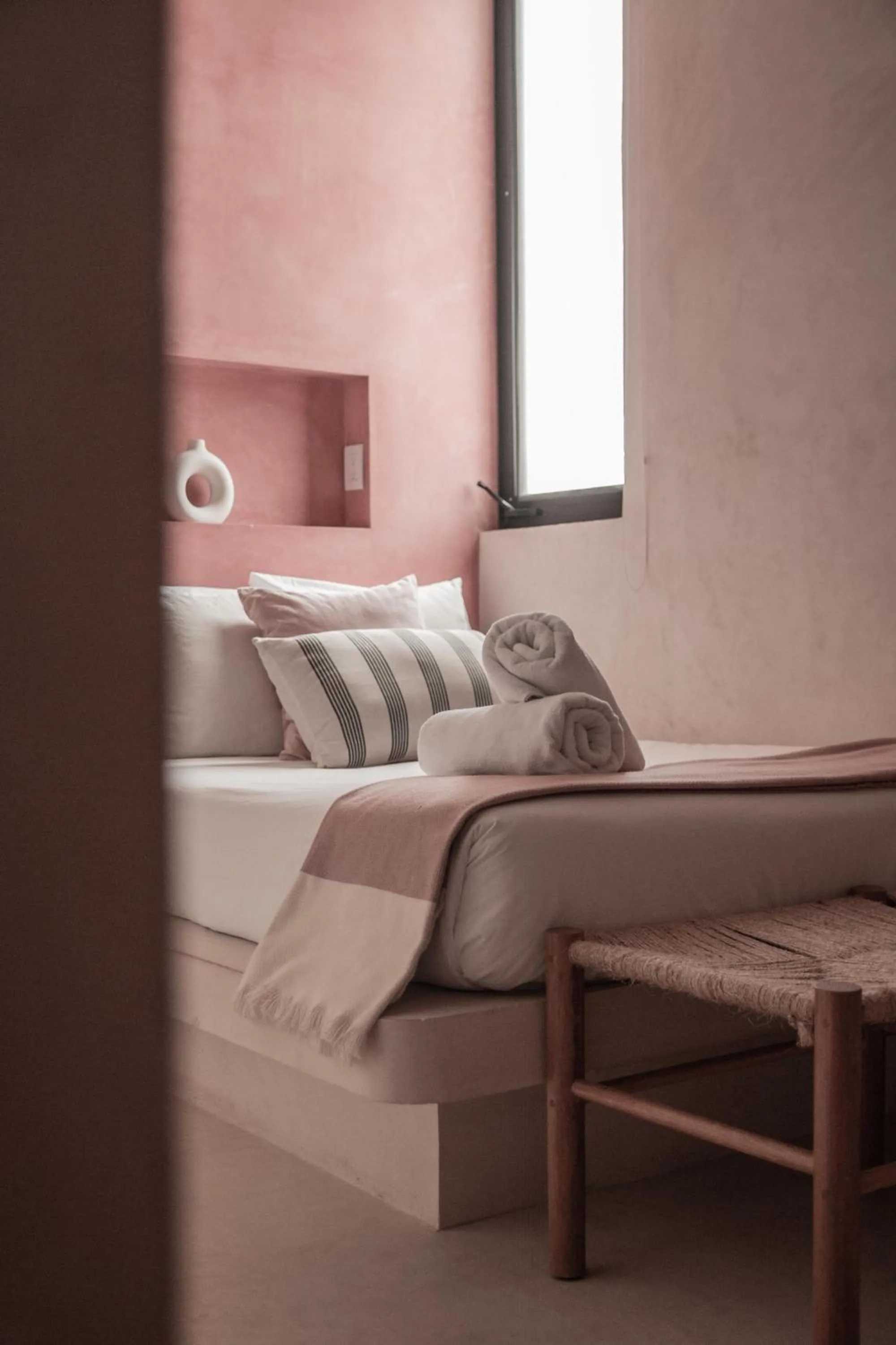 Bedroom, Bed in Casa Peregrino Holbox