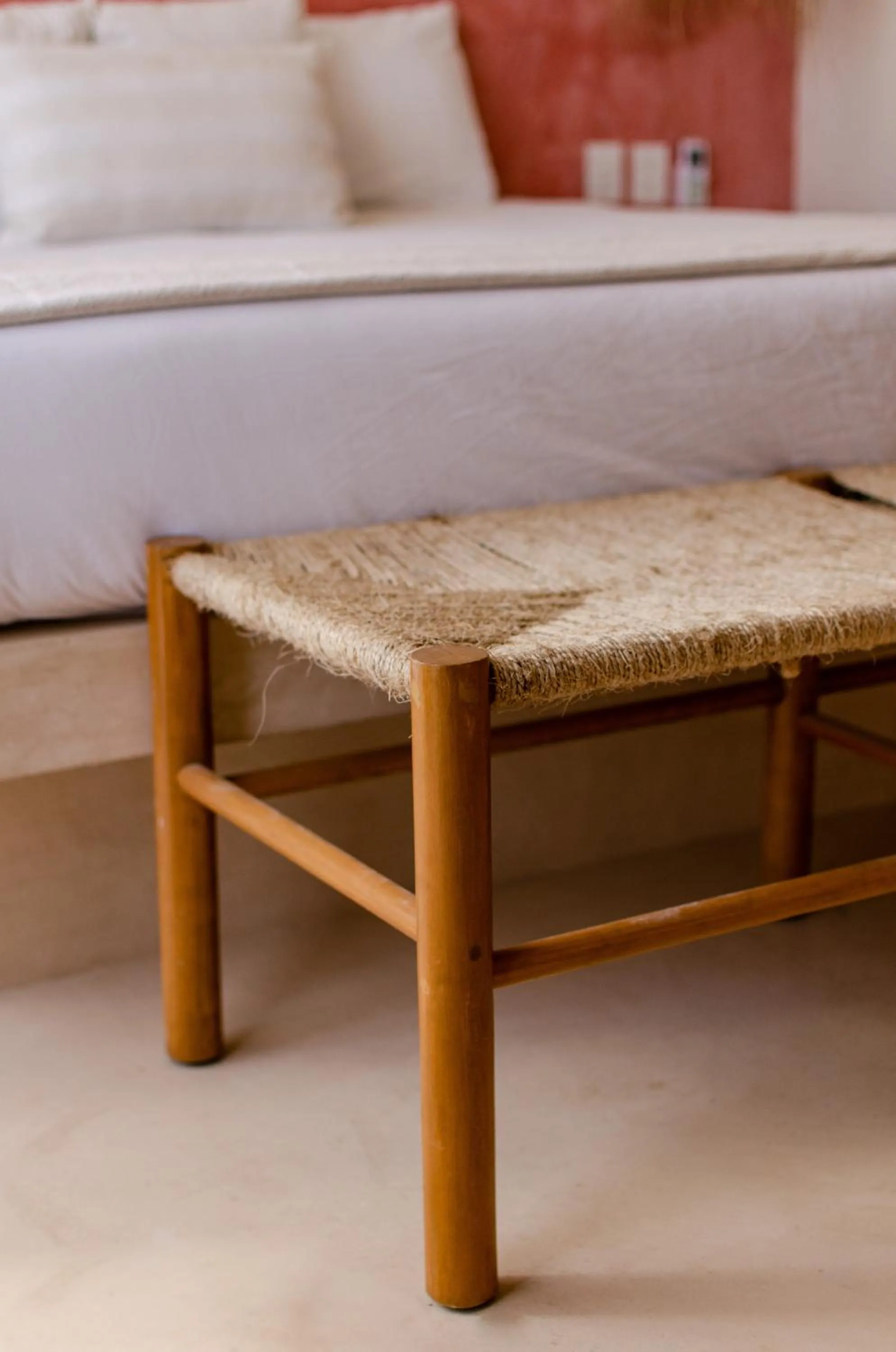 Bed in Casa Peregrino Holbox