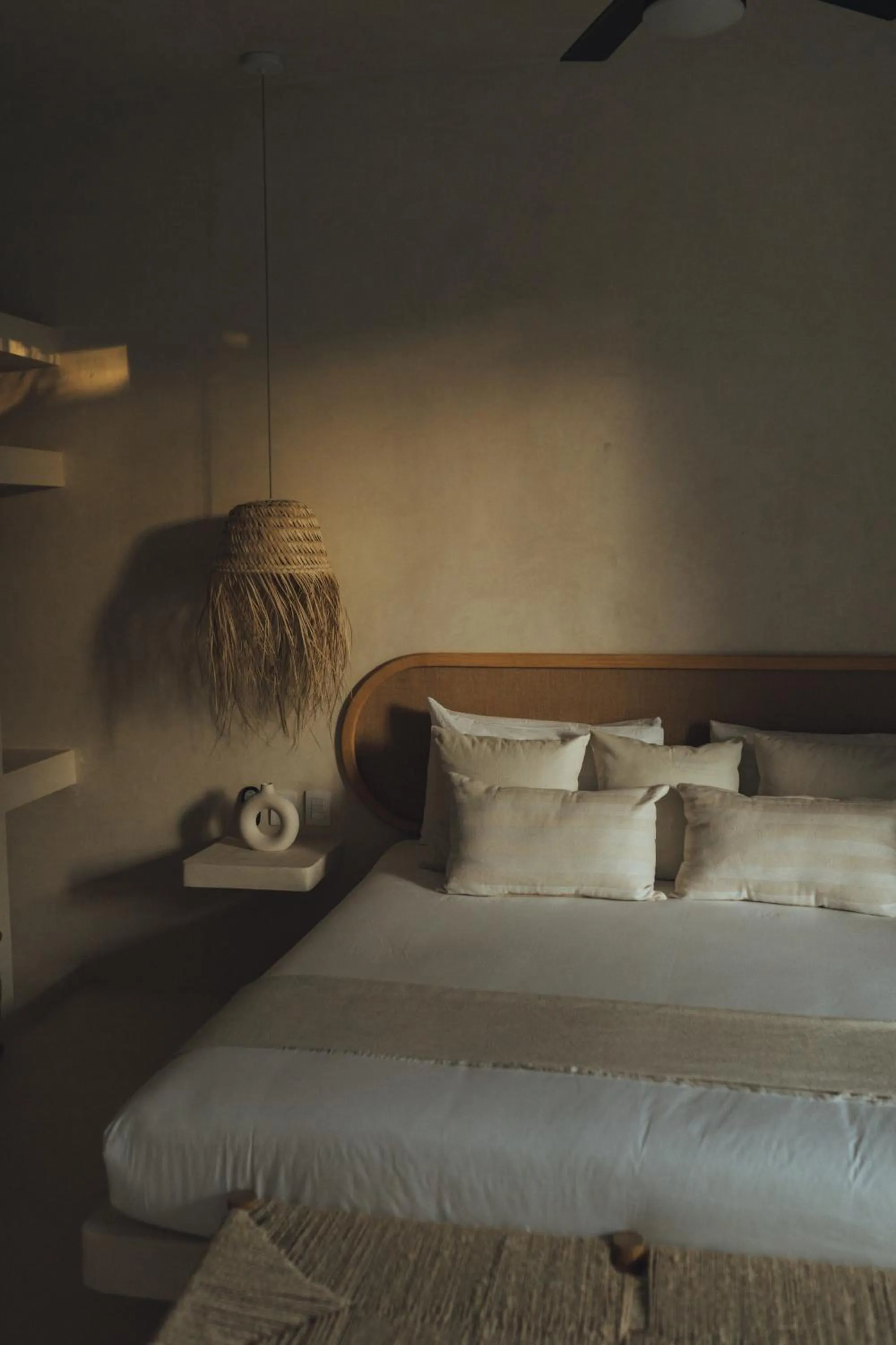 Bed in Casa Peregrino Holbox