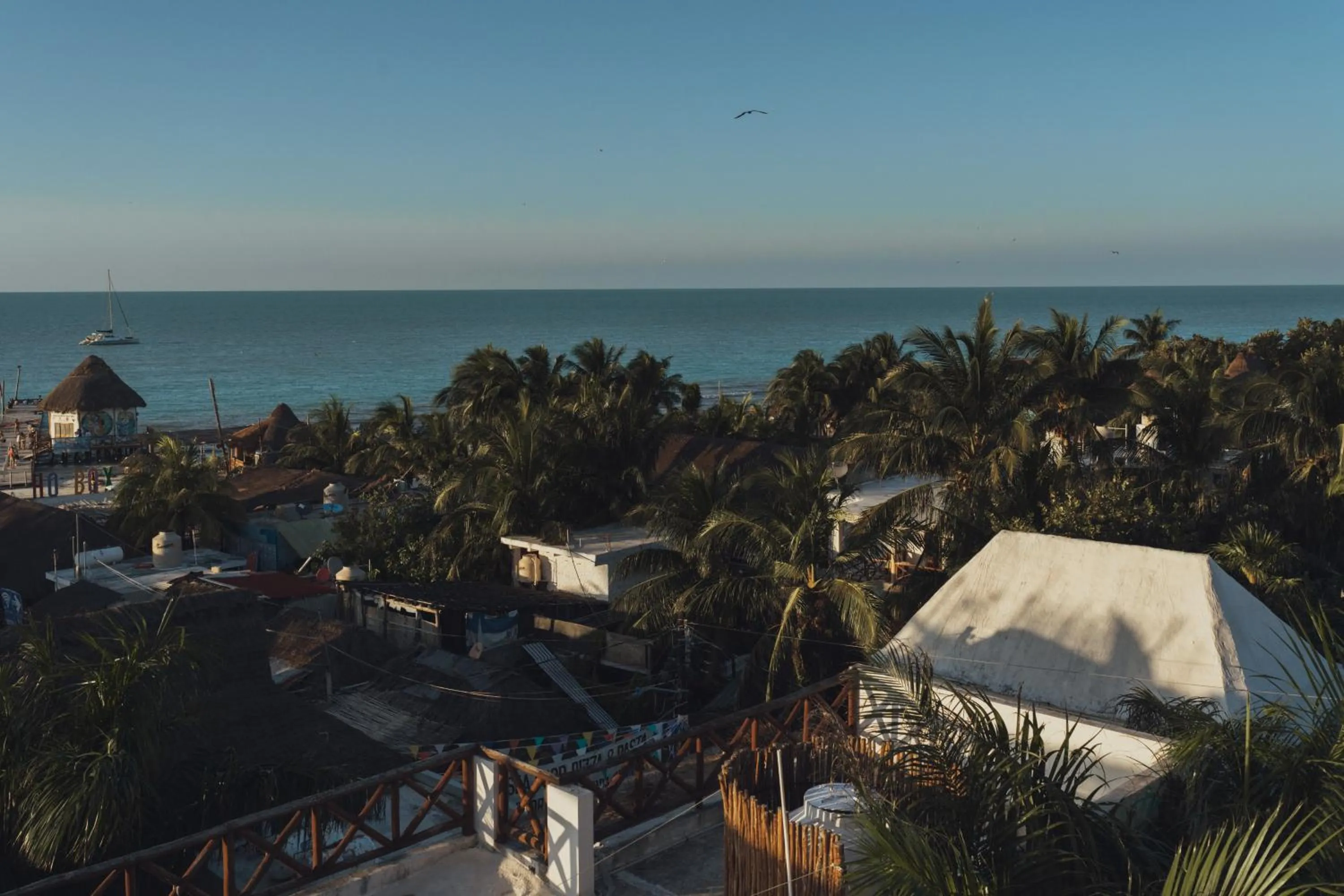 Sea view in Casa Peregrino Holbox