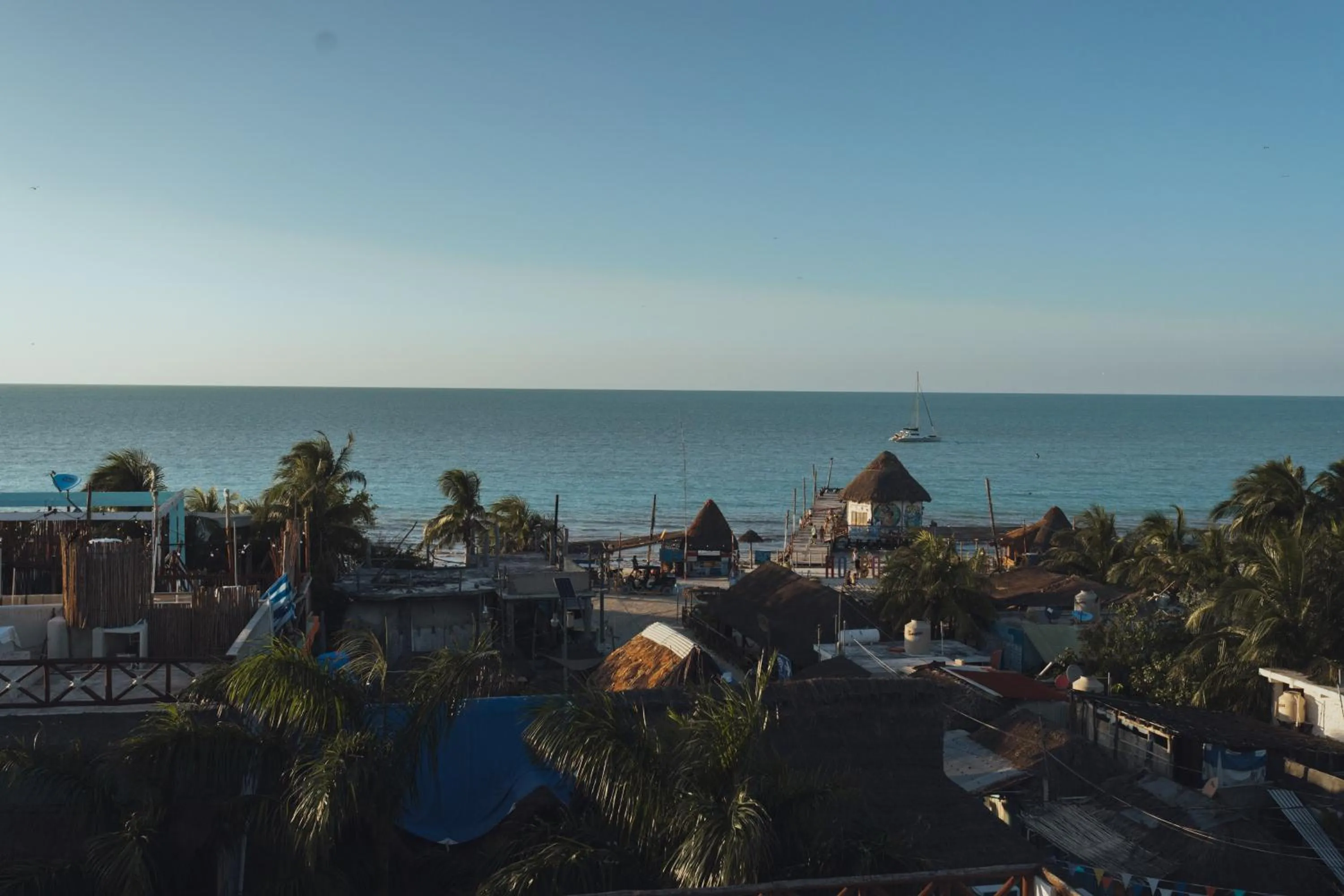 Sea view in Casa Peregrino Holbox