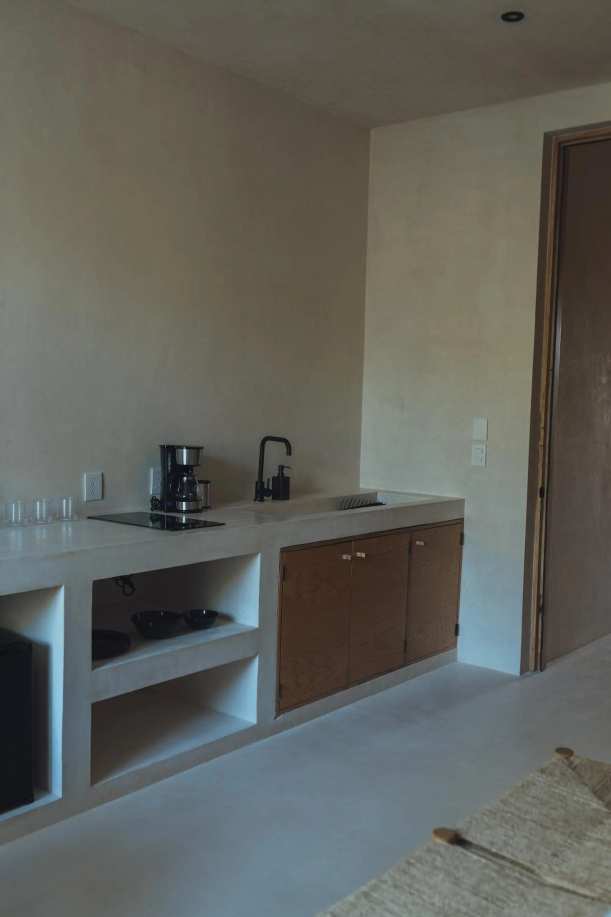 Kitchen or kitchenette in Casa Peregrino Holbox