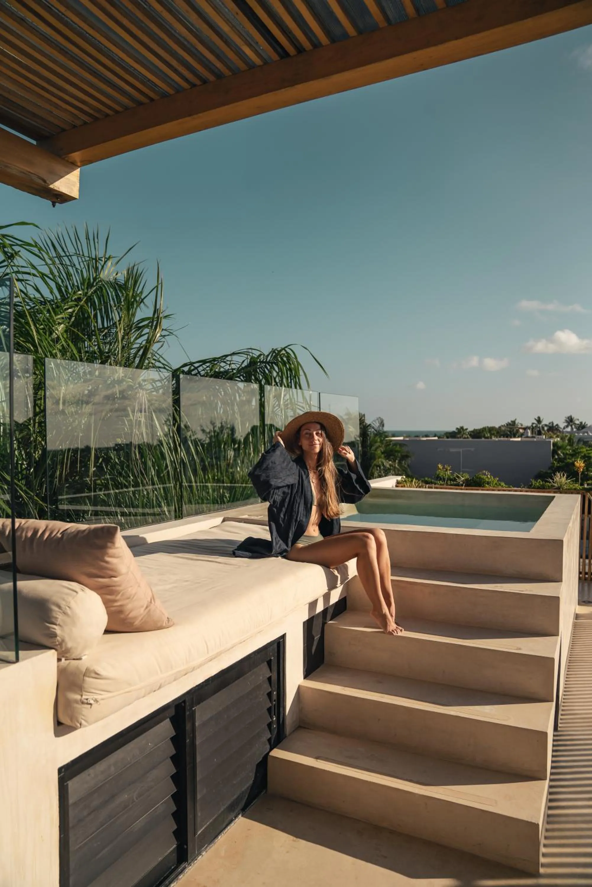Hot Tub in Casa Peregrino Holbox
