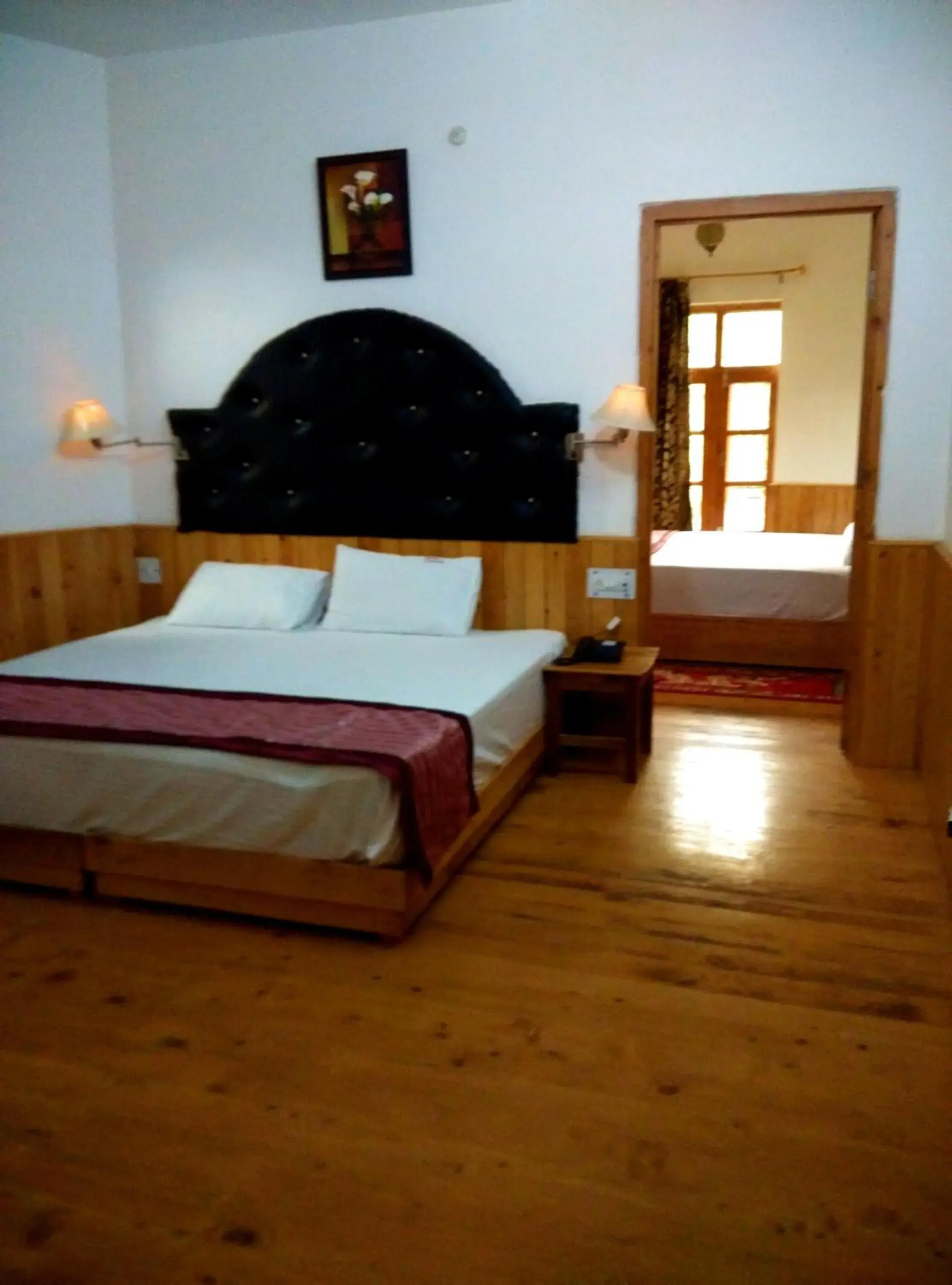 Bed in Countryside Himalayan Resort Bed in Countryside Himalayan Resort