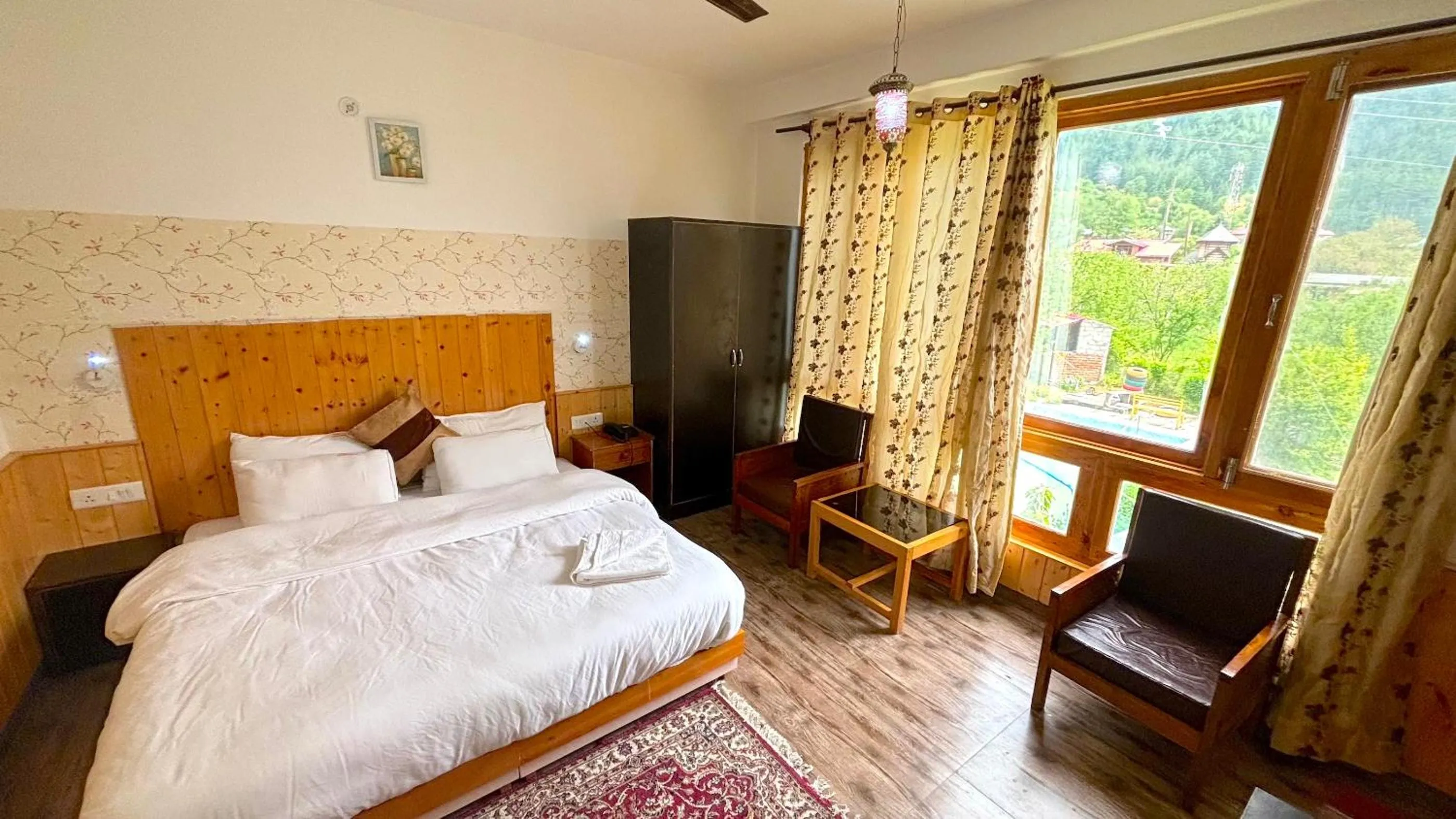 Bed in Countryside Himalayan Resort