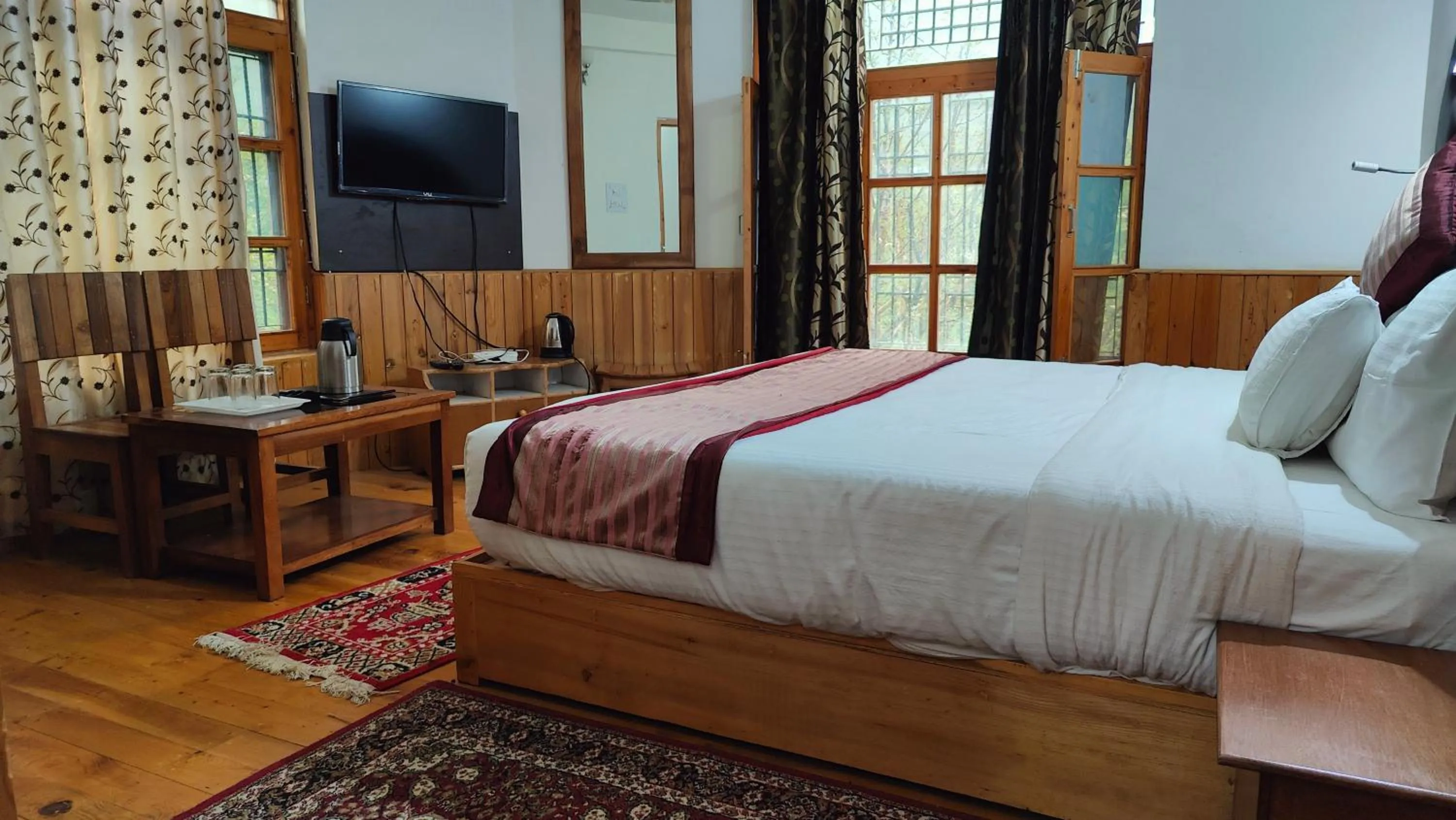 Bedroom, Bed in Countryside Himalayan Resort