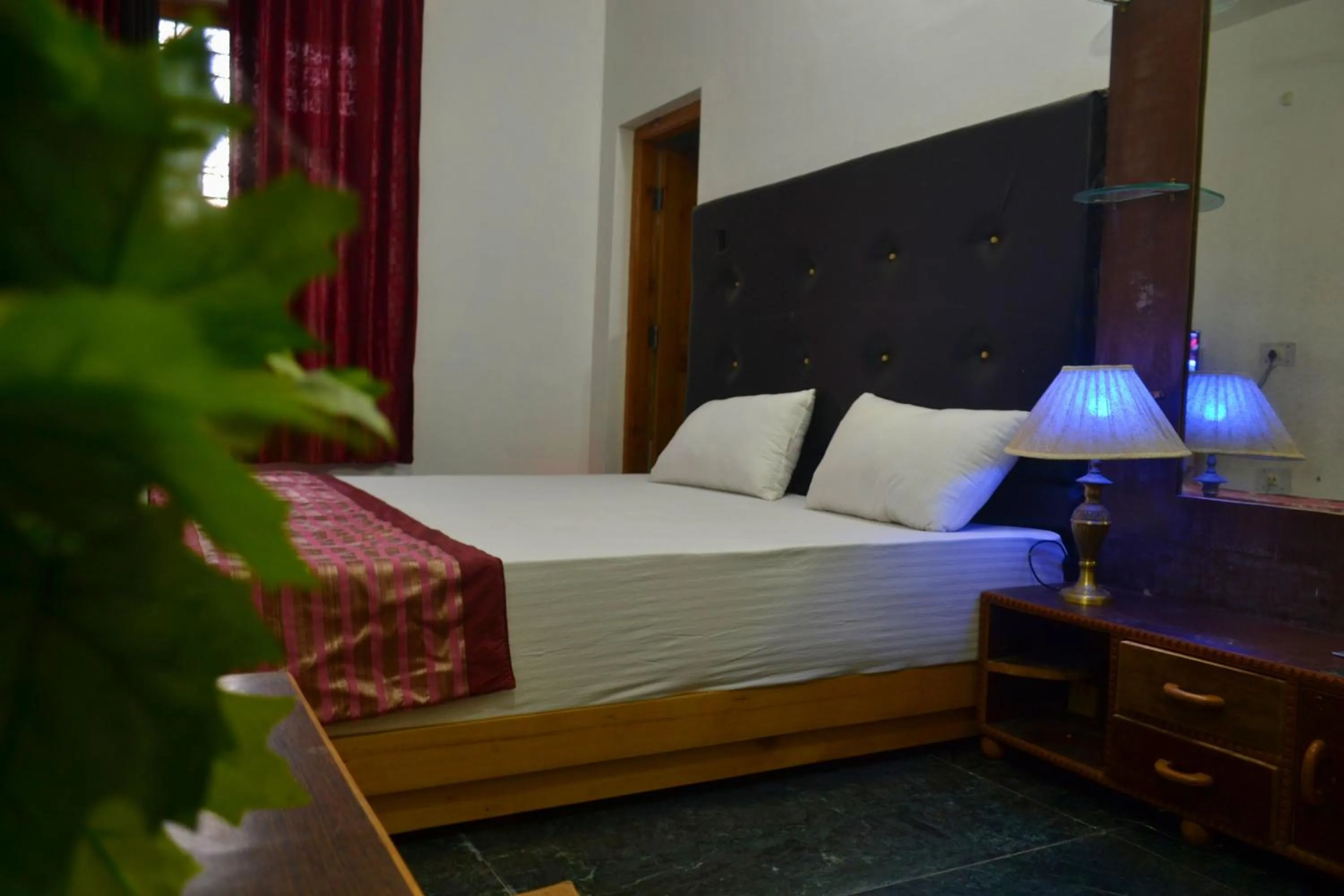 Bed in Countryside Himalayan Resort