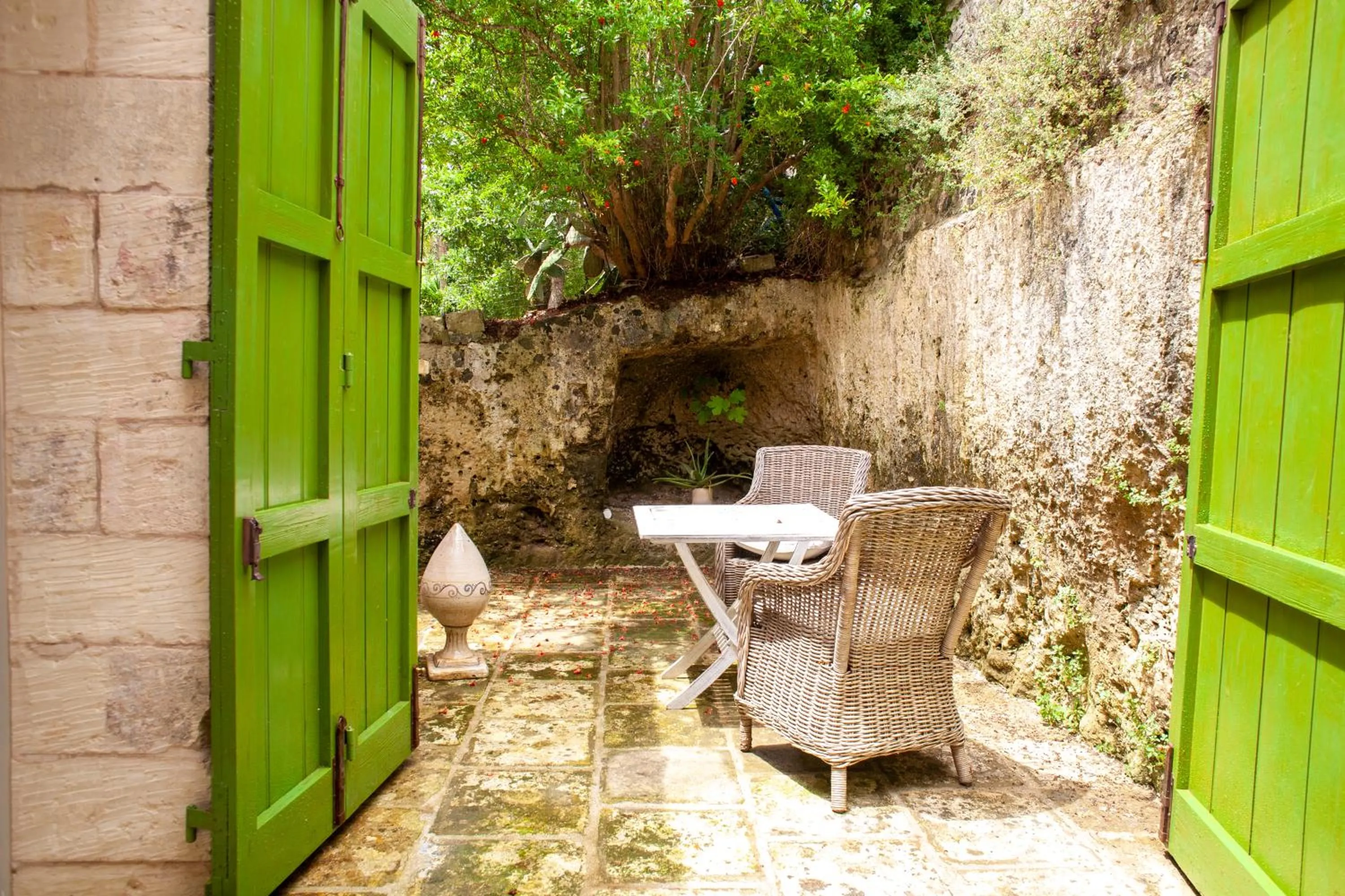 Patio in Naturalis Bio Resort
