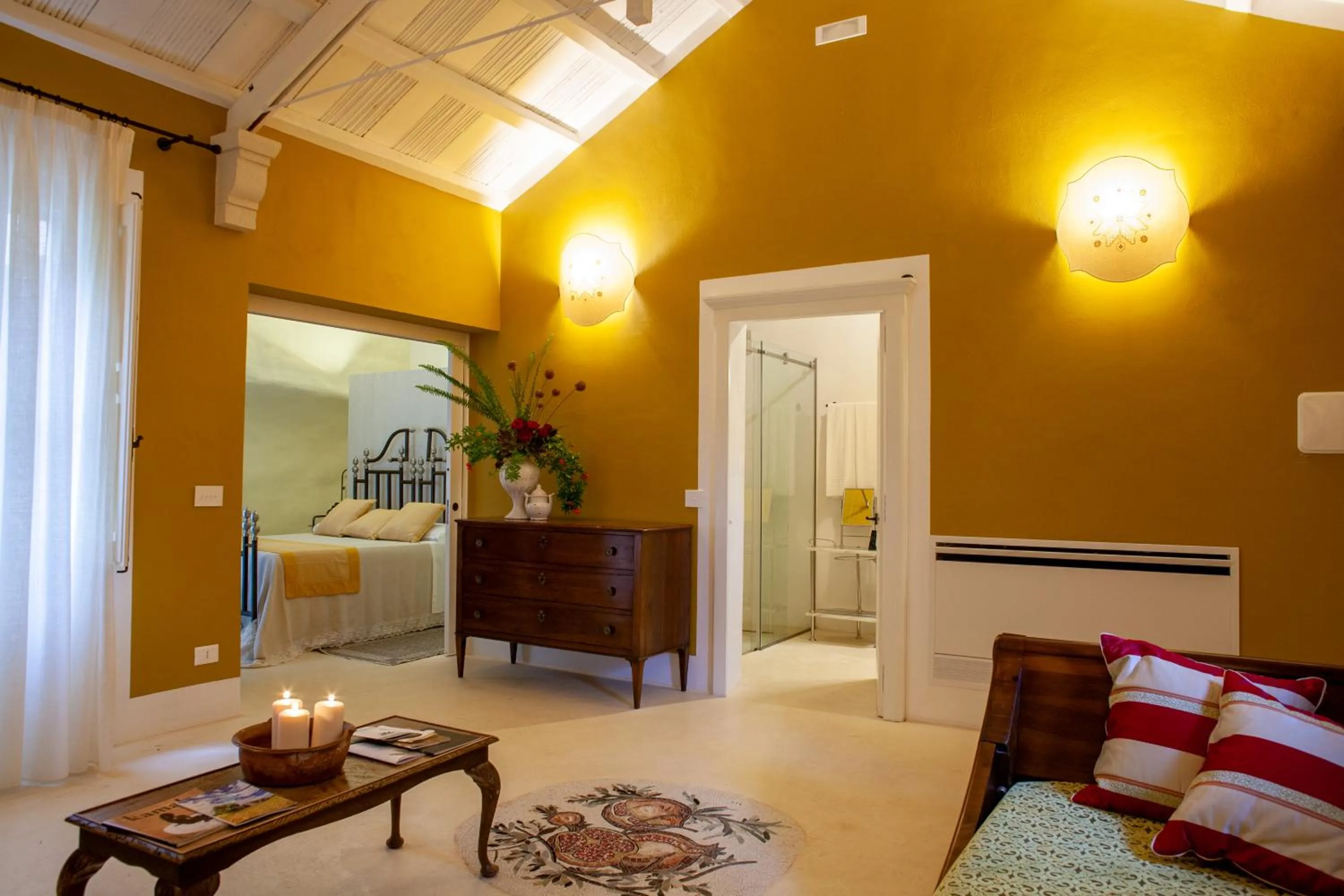 Living room, Bed in Naturalis Bio Resort