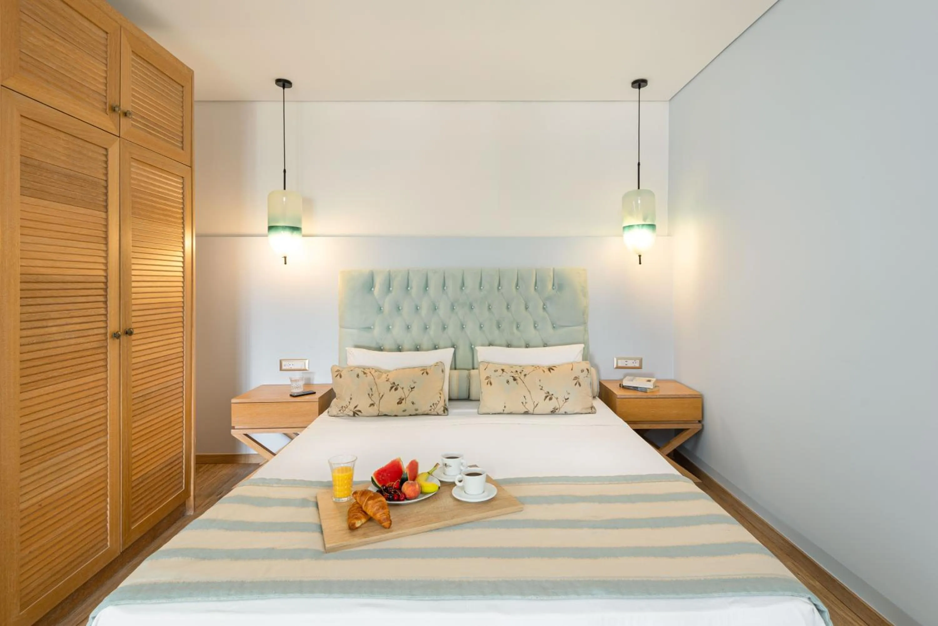 Bed in Regos Resort Hotel