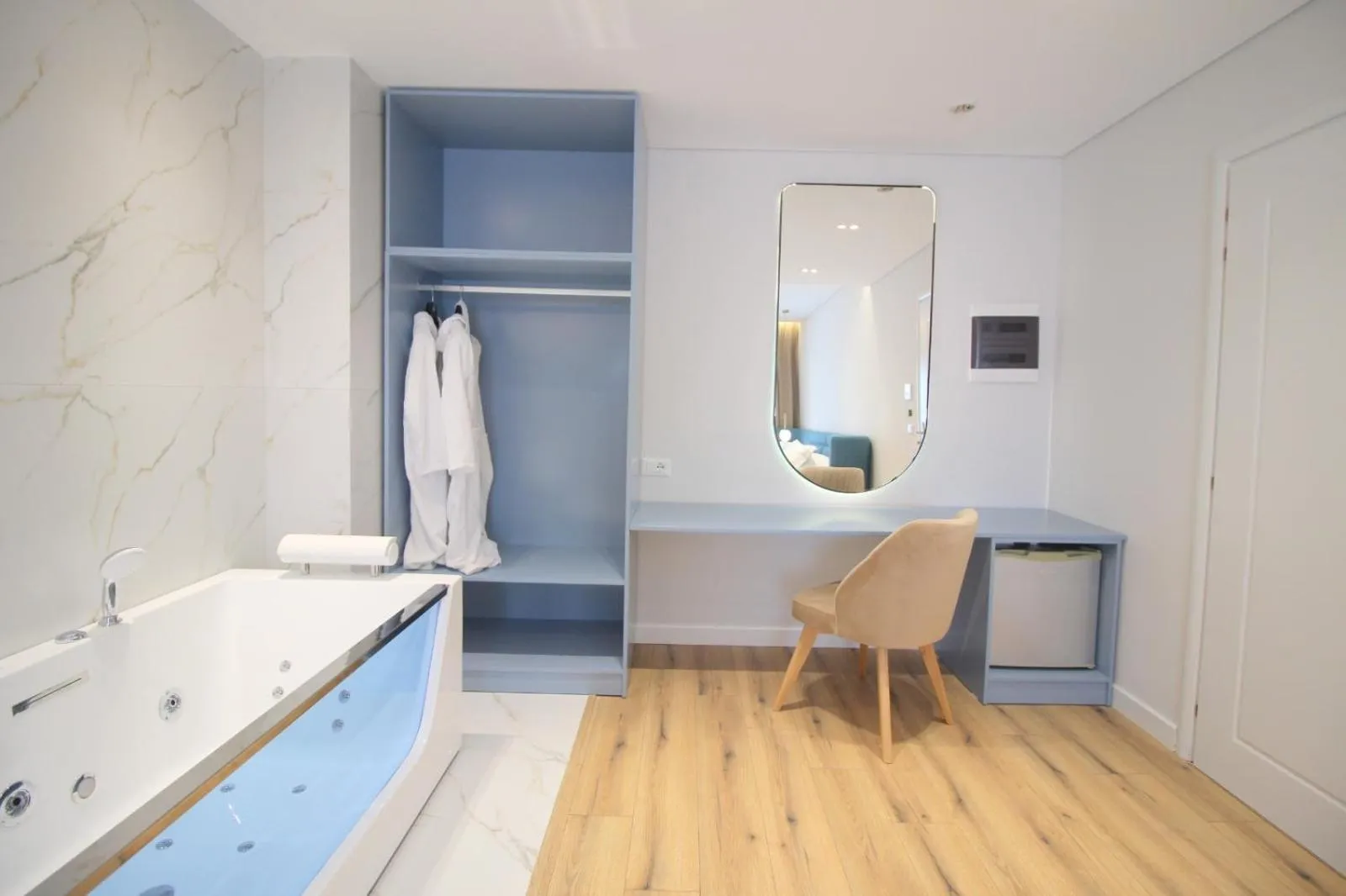 Bathroom in Hotel Strora