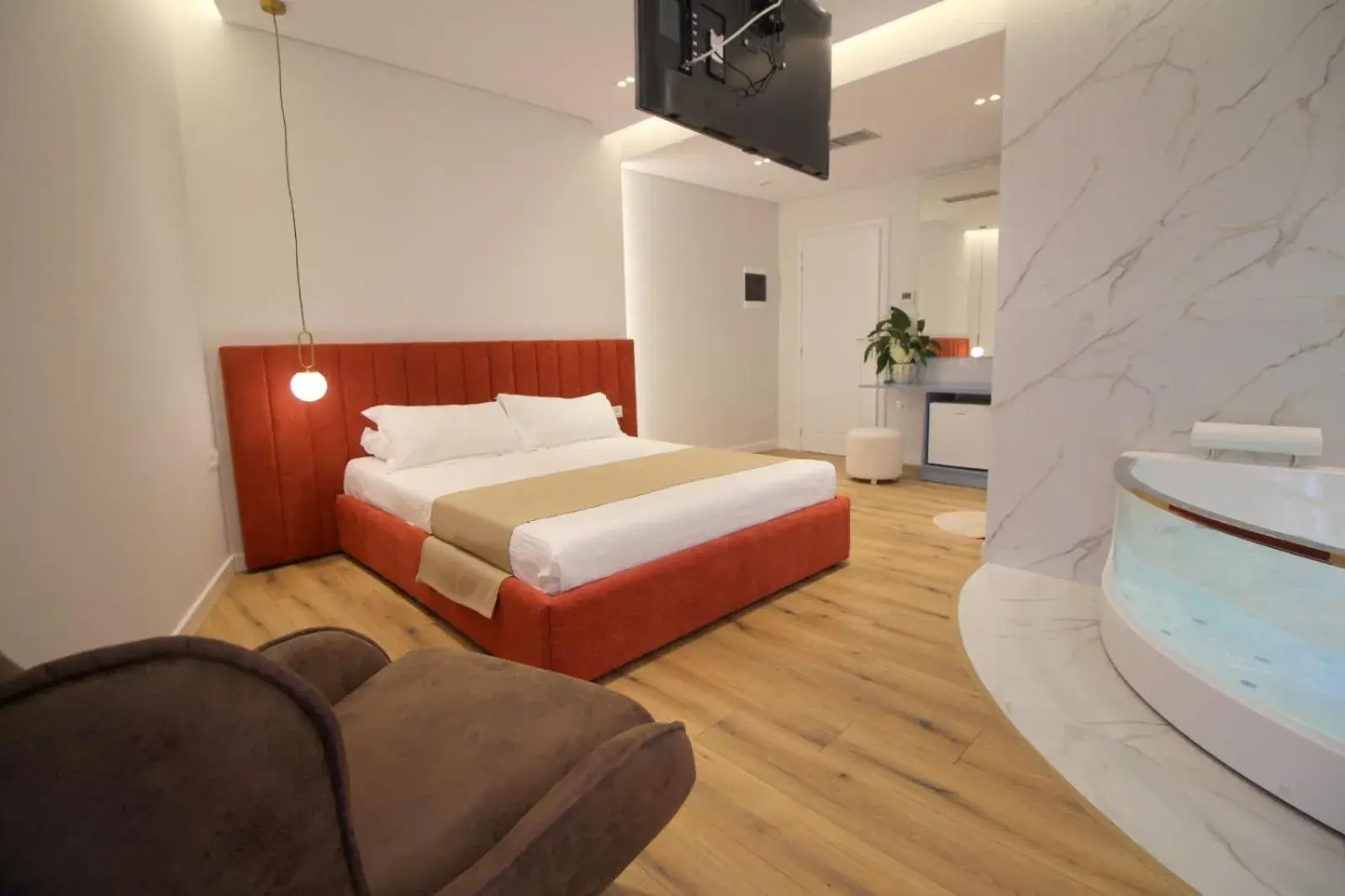 Bed in Hotel Strora Bed in Hotel Strora