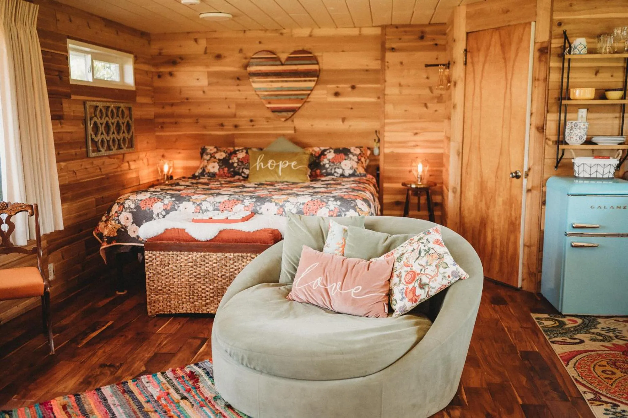 Bed in Dungeness Bay Cottages