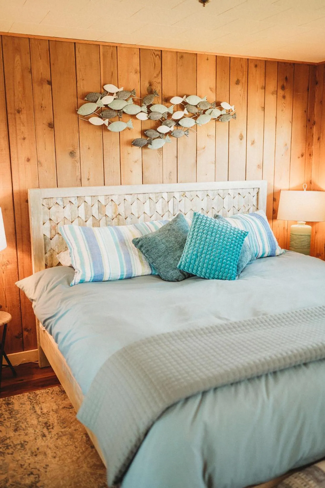 Bed in Dungeness Bay Cottages