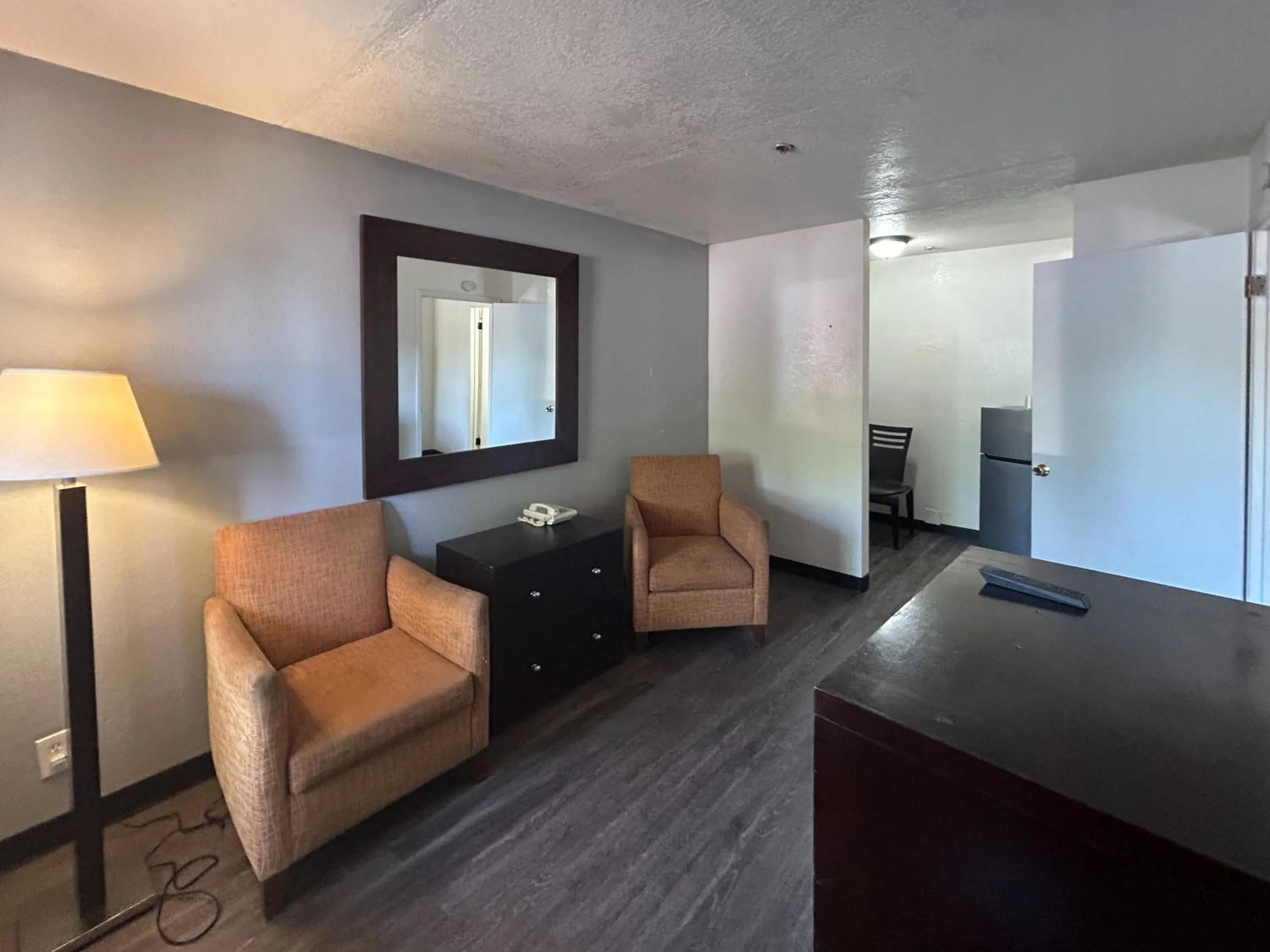 Bedroom, Seating Area in Extend-a-Suites Tempe