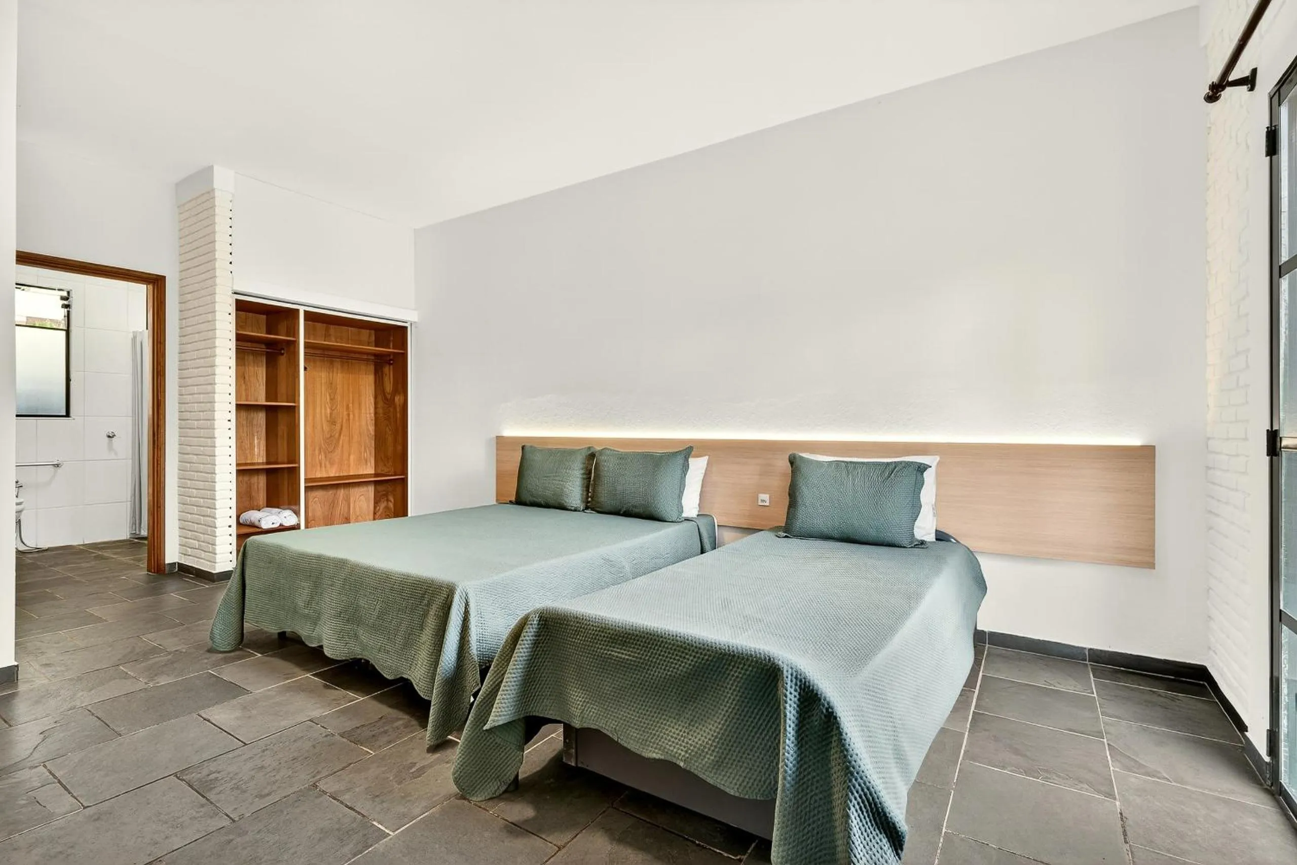 Photo of the whole room, Bed in Grinbergs Village Hotel