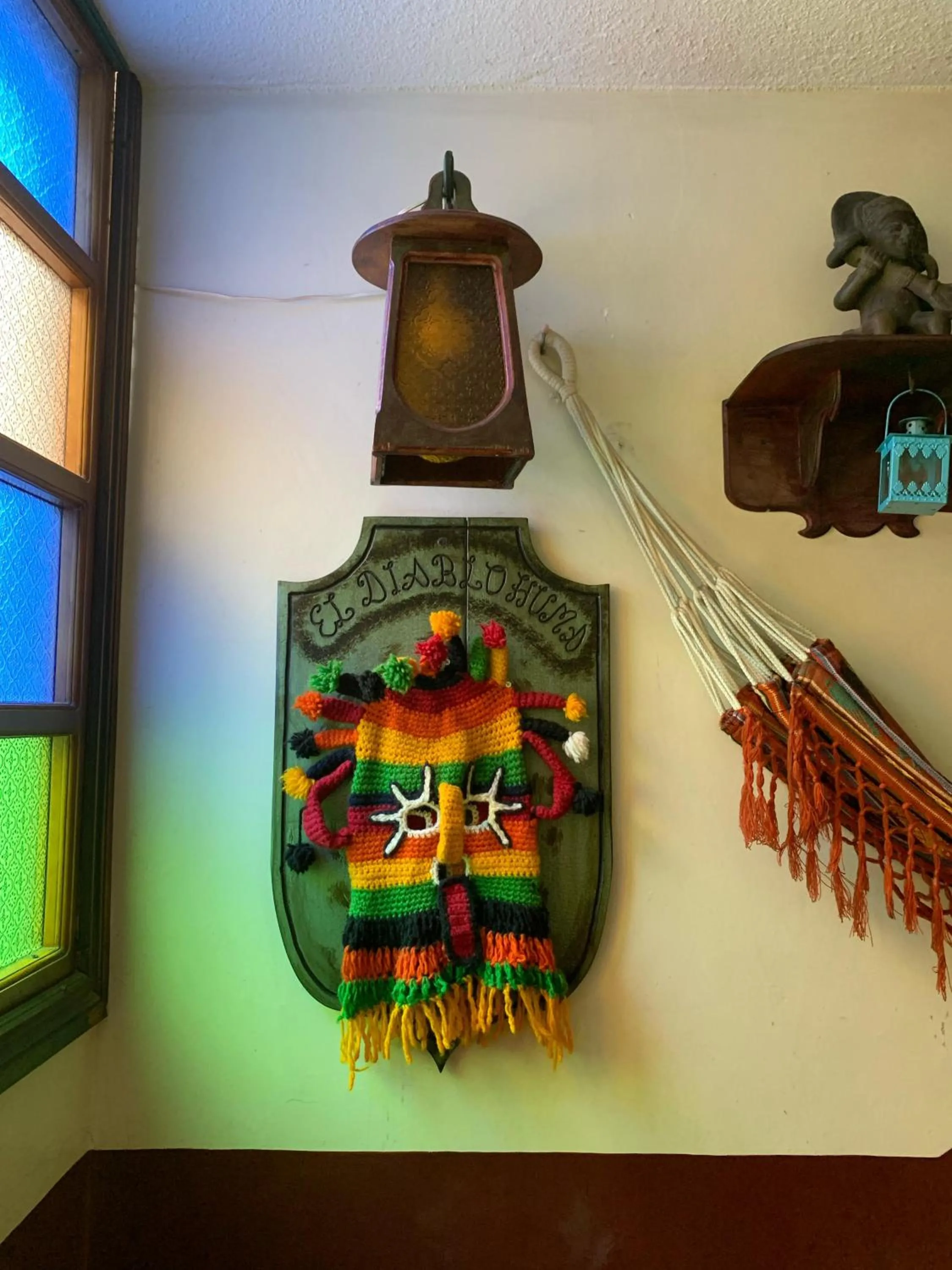 Decorative detail in Flying Donkey