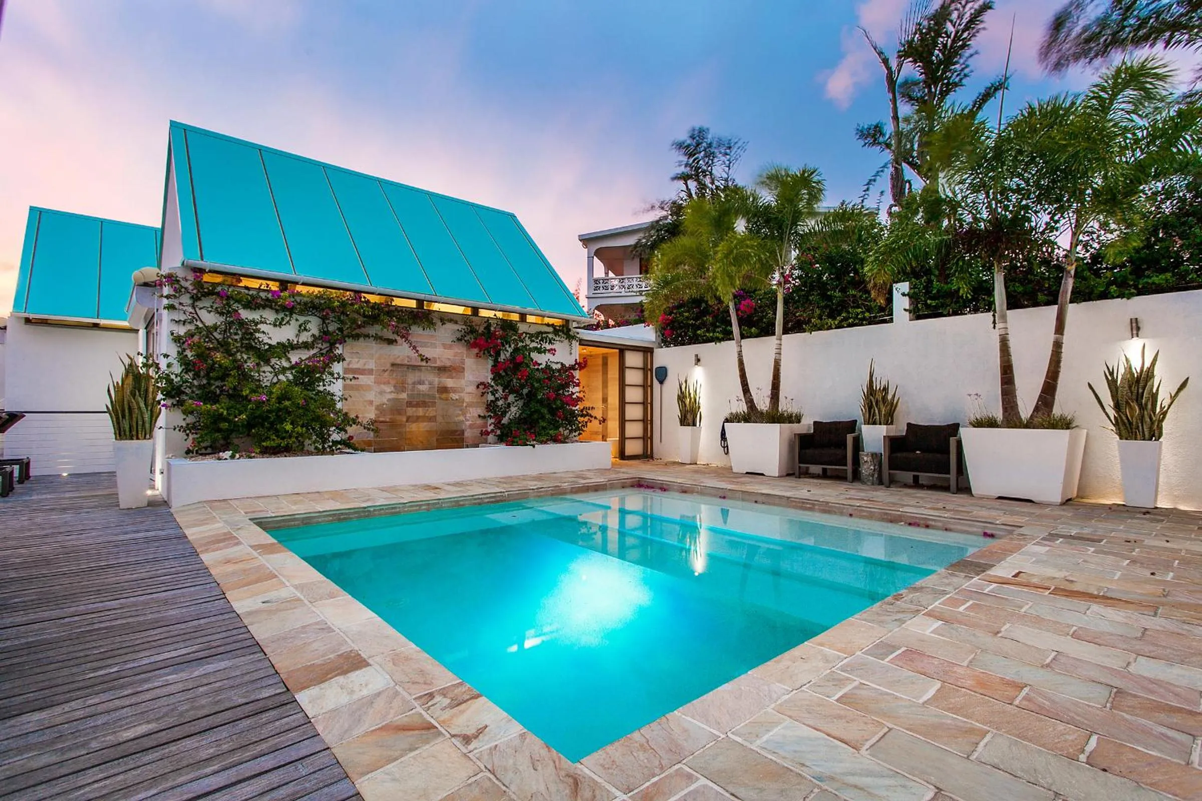 Swimming pool in CeBlue Villas