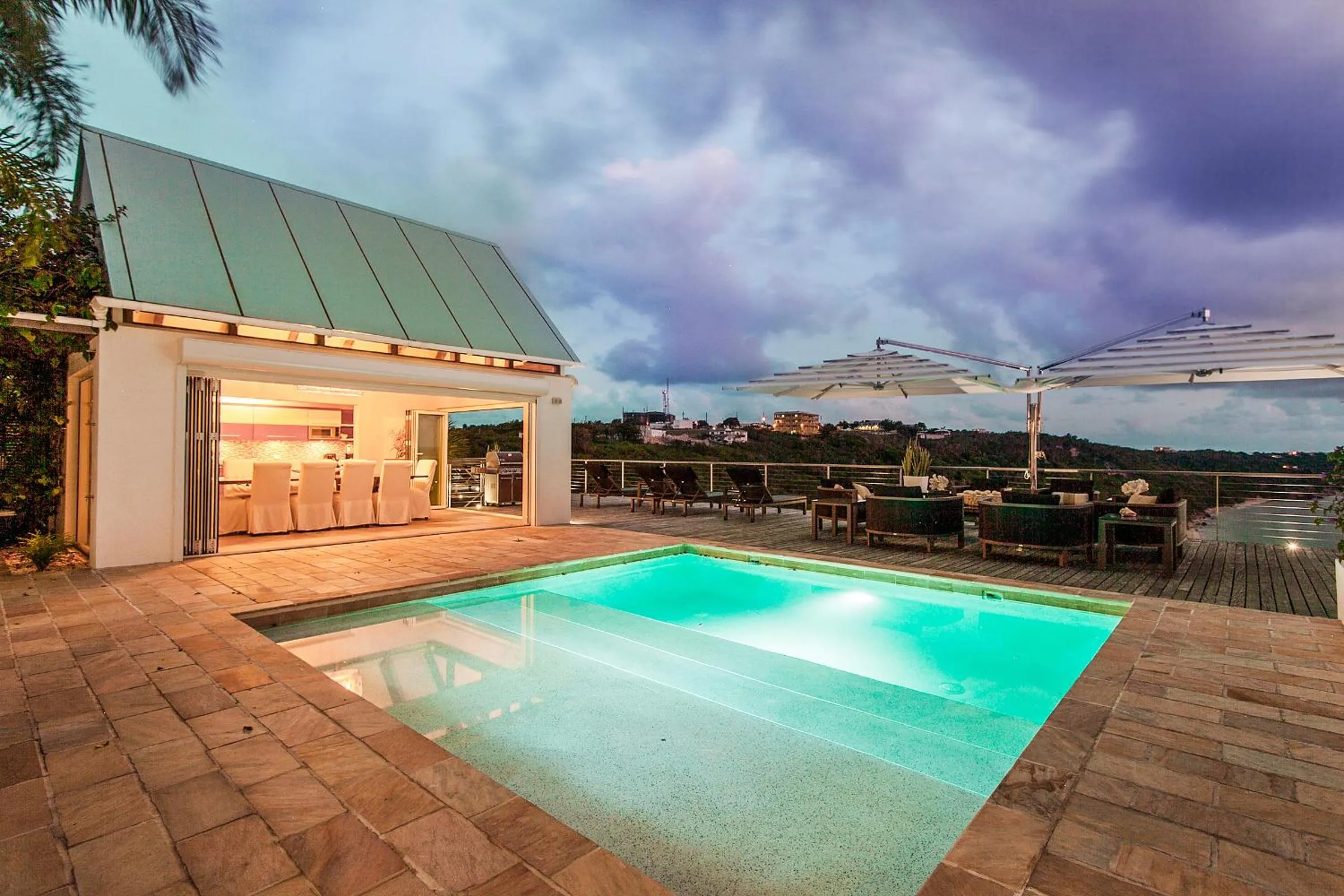 Swimming pool in CeBlue Villas