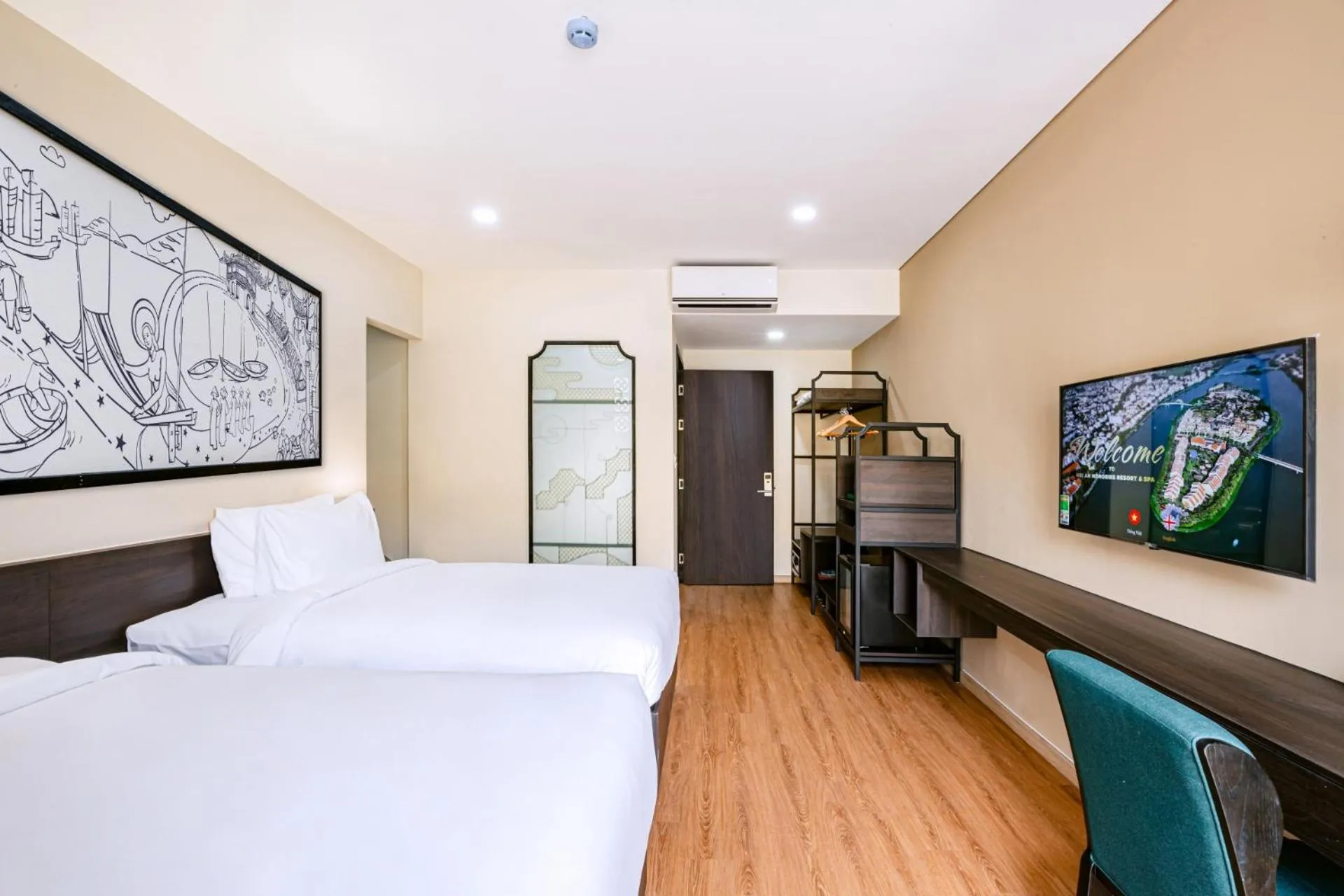 Bed in Hoi An Memories Resort & Spa