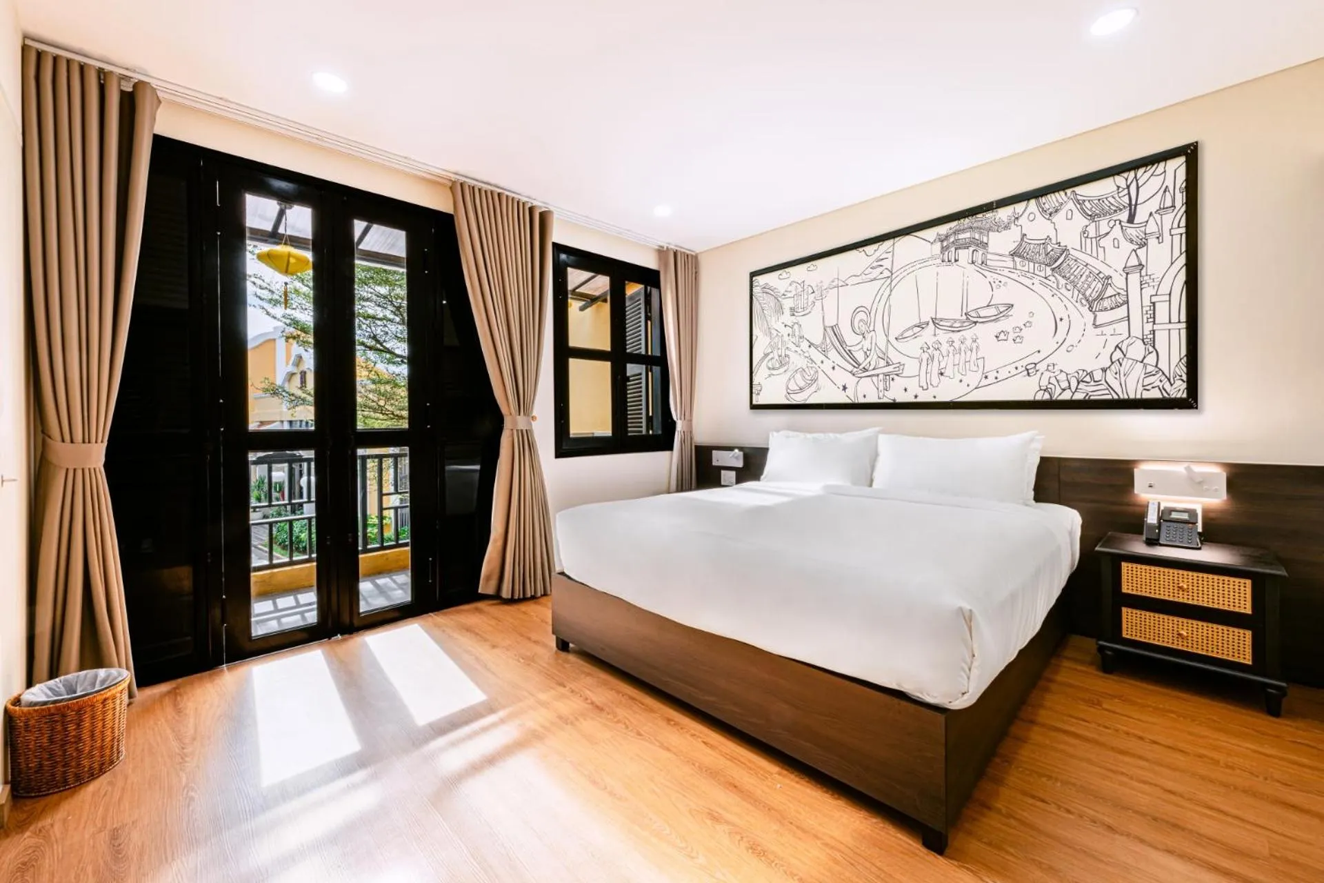 Bed in Hoi An Memories Resort & Spa