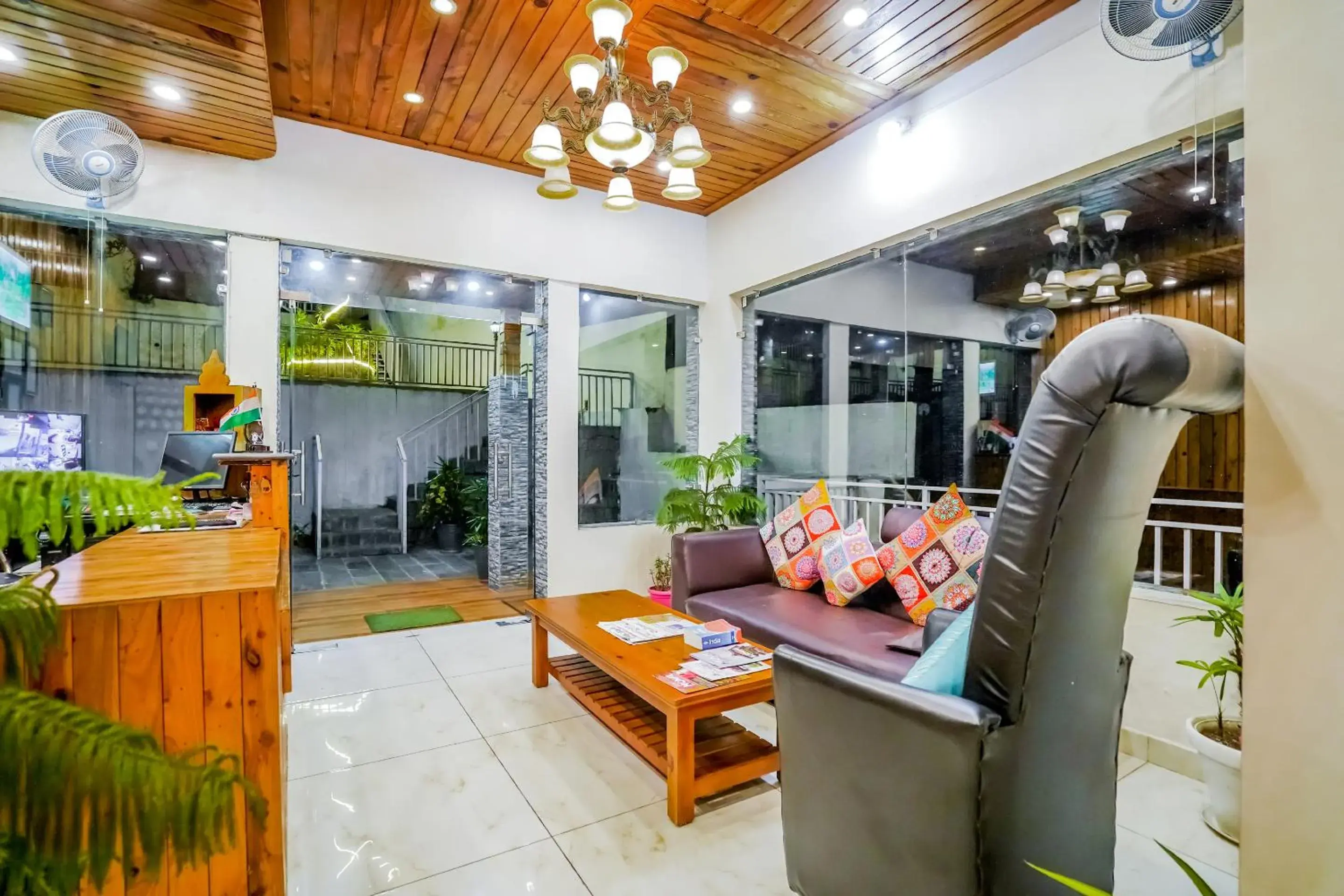 Lobby or reception in The Bunksters Mcleodganj, Dharmkot Lobby or reception in The Bunksters Mcleodganj, Dharmkot