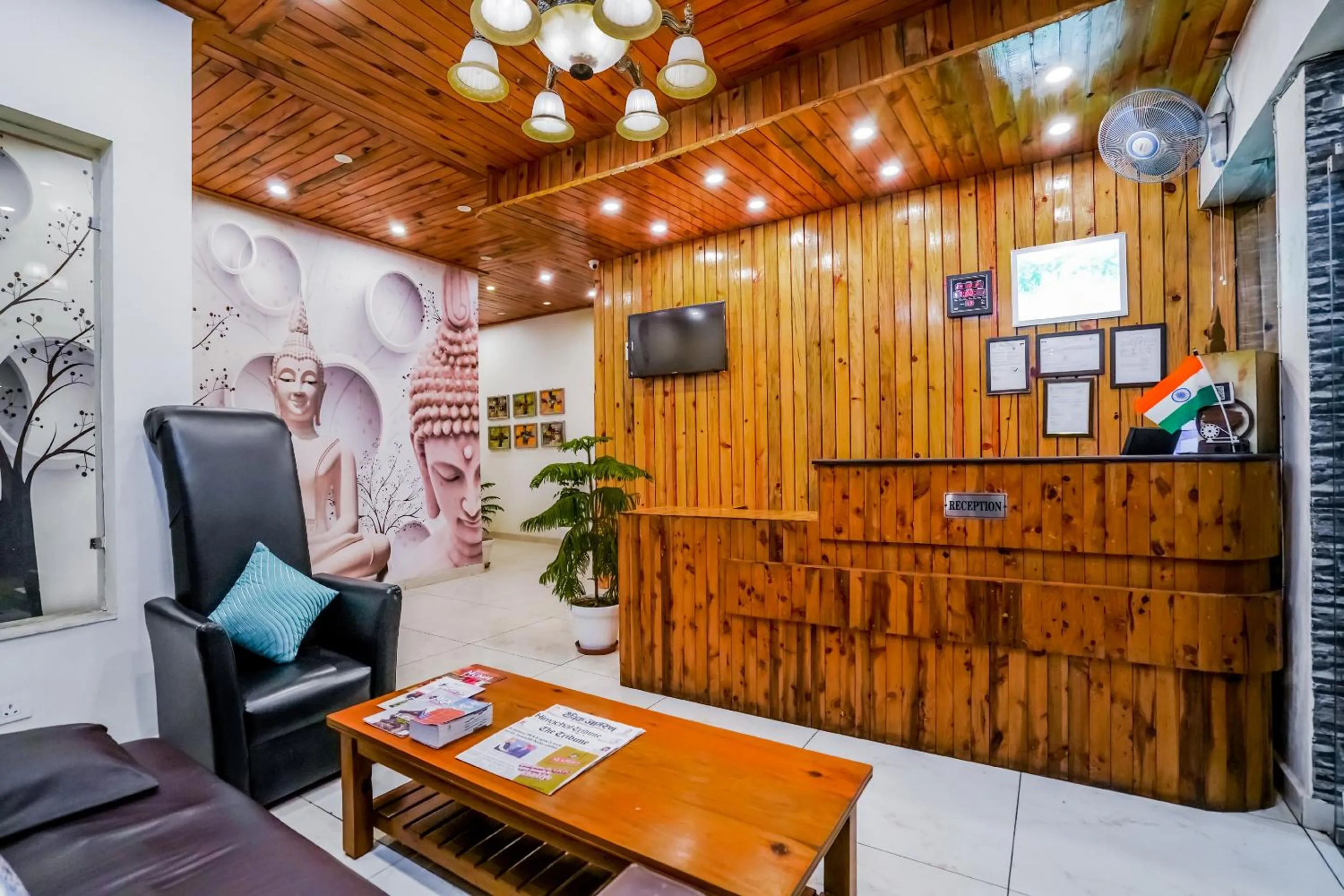 Lobby or reception in The Bunksters Mcleodganj, Dharmkot