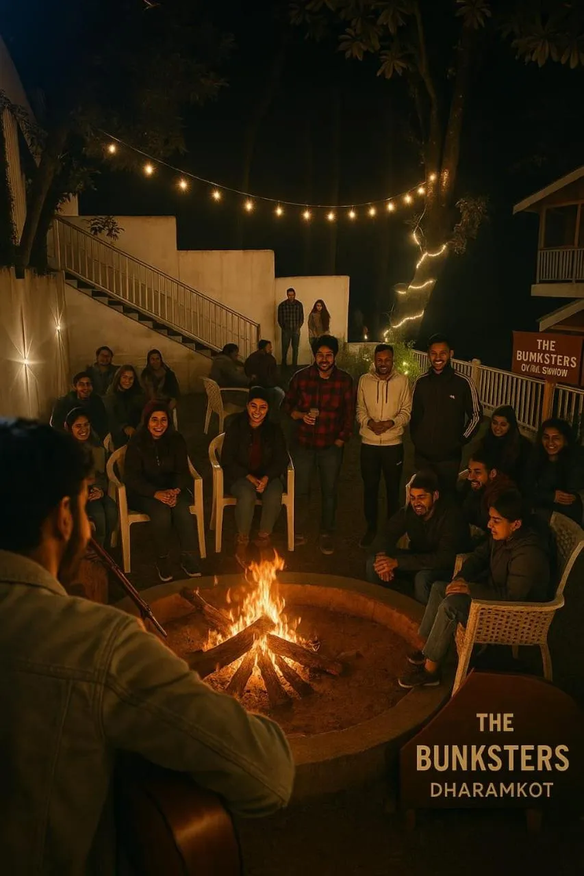 Evening entertainment in The Bunksters Mcleodganj, Dharmkot