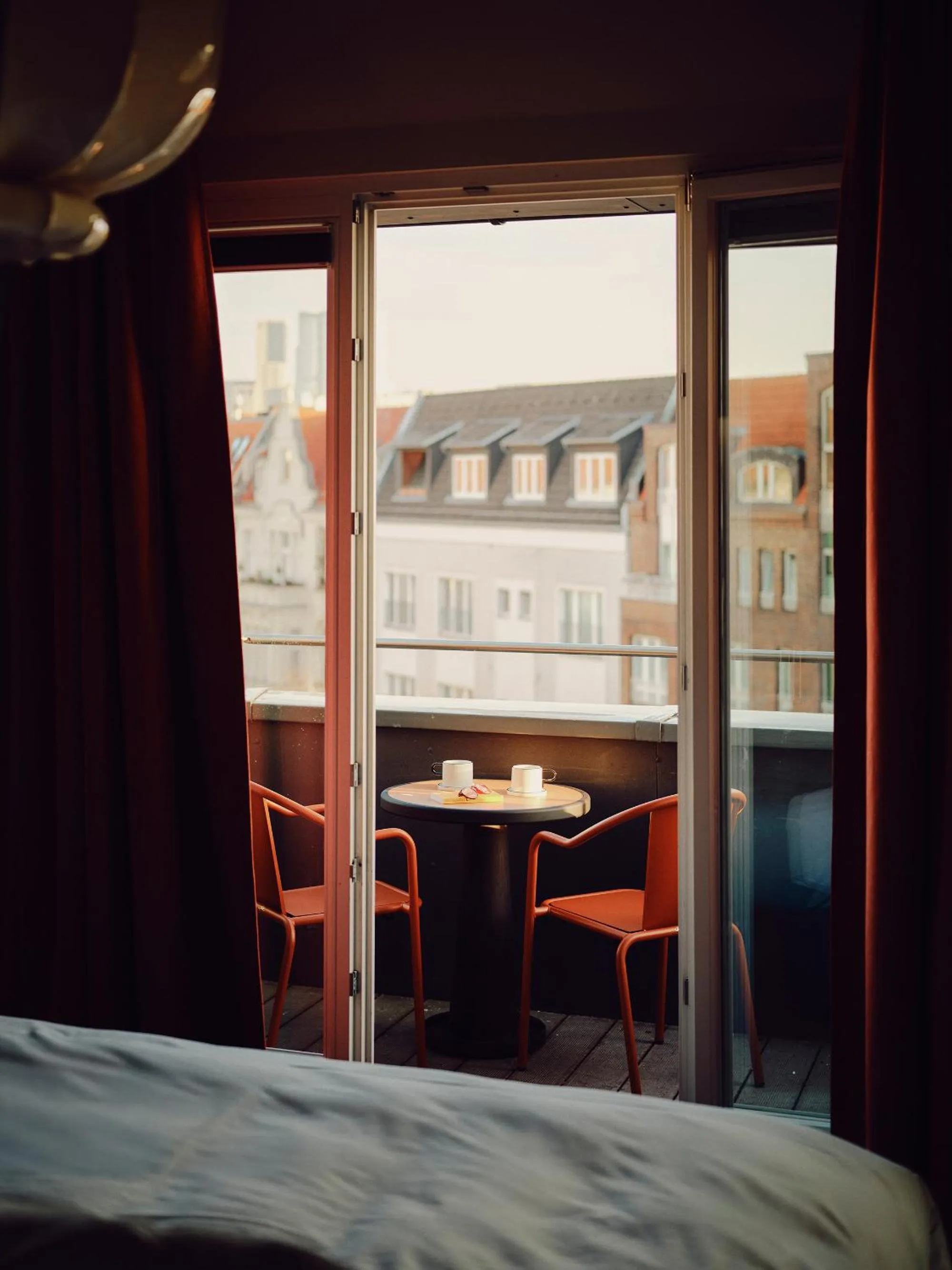 Balcony/Terrace, Bed in The Dean Berlin