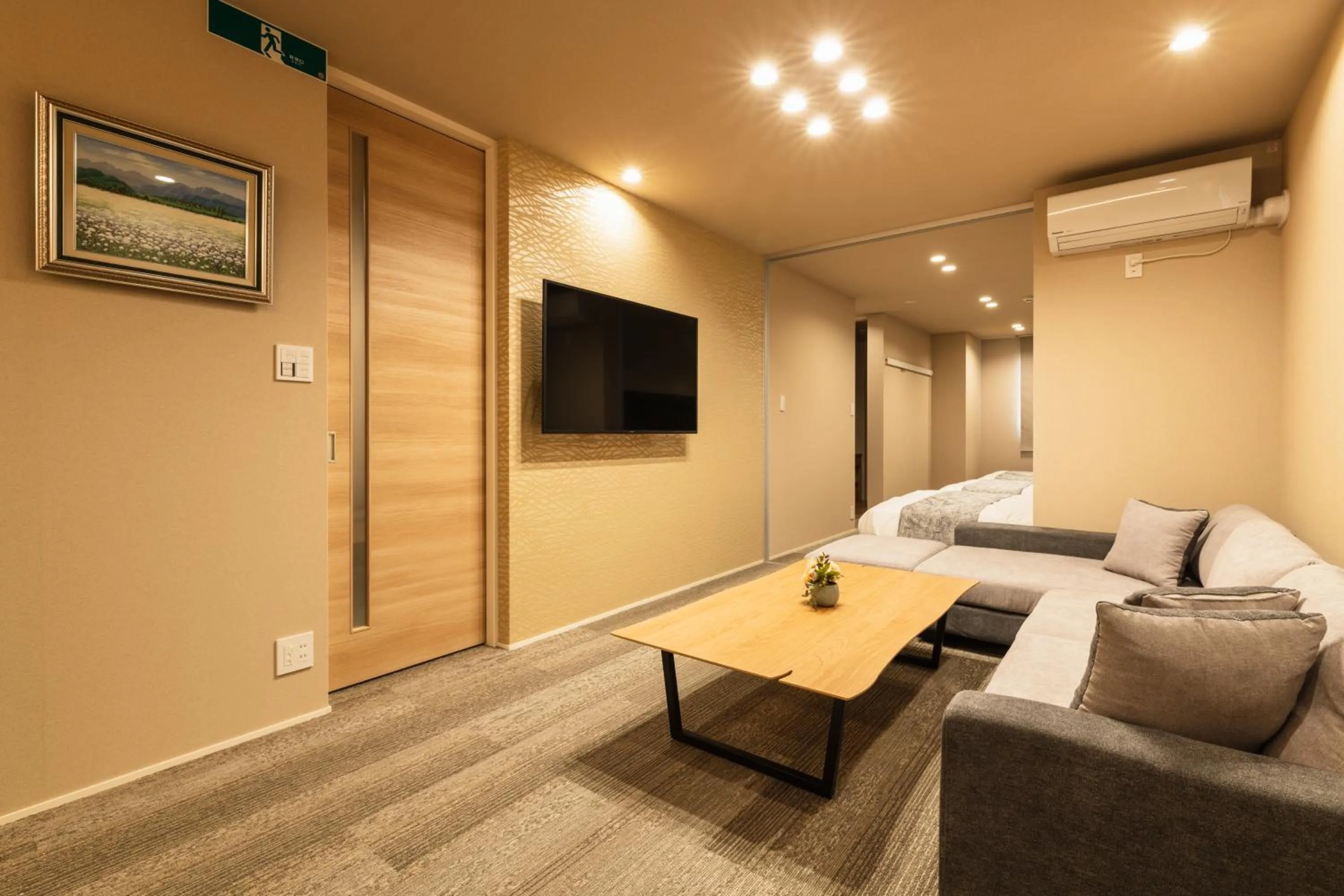 Seating area in GRAND BASE Urakami