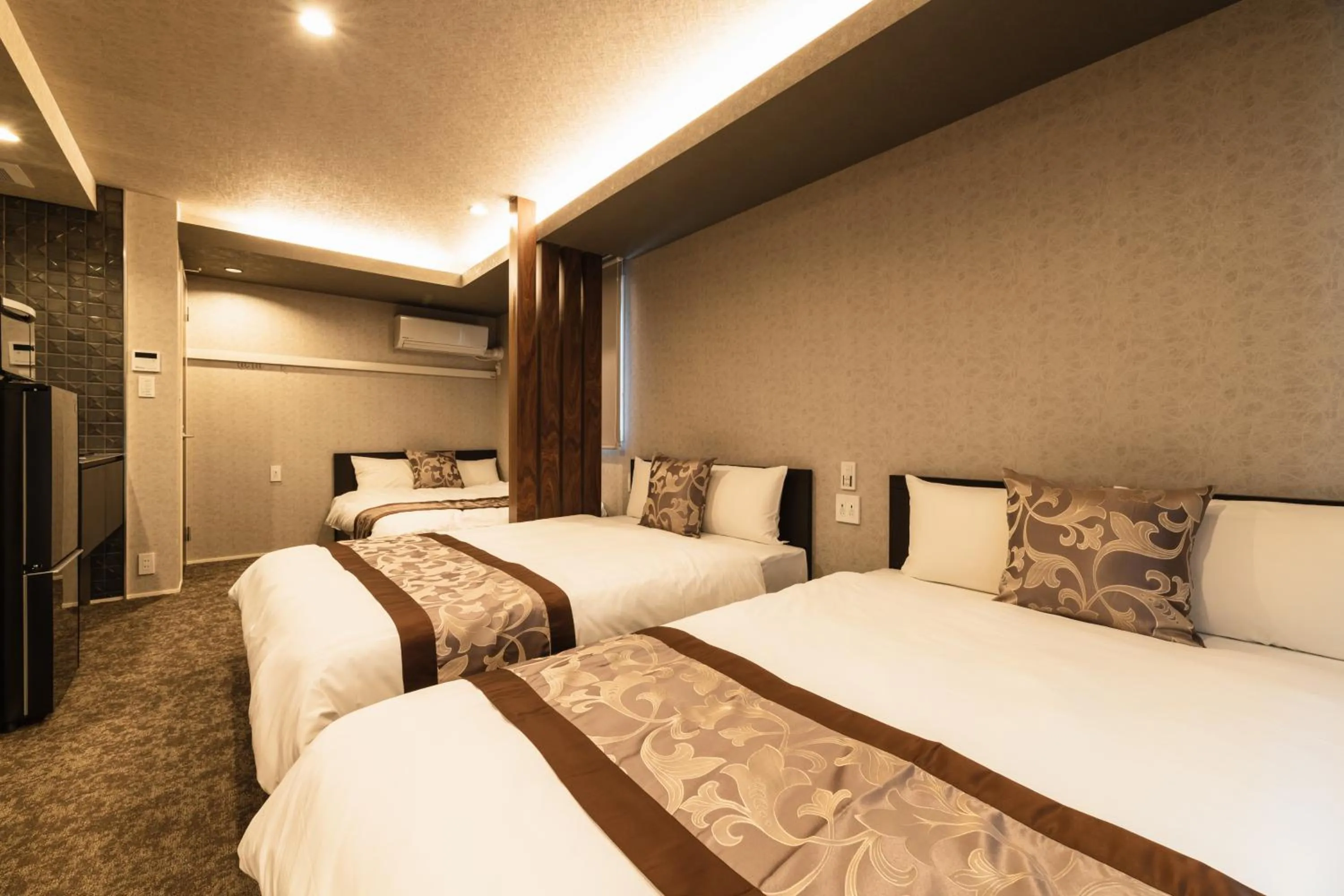 Photo of the whole room, Bed in GRAND BASE Urakami