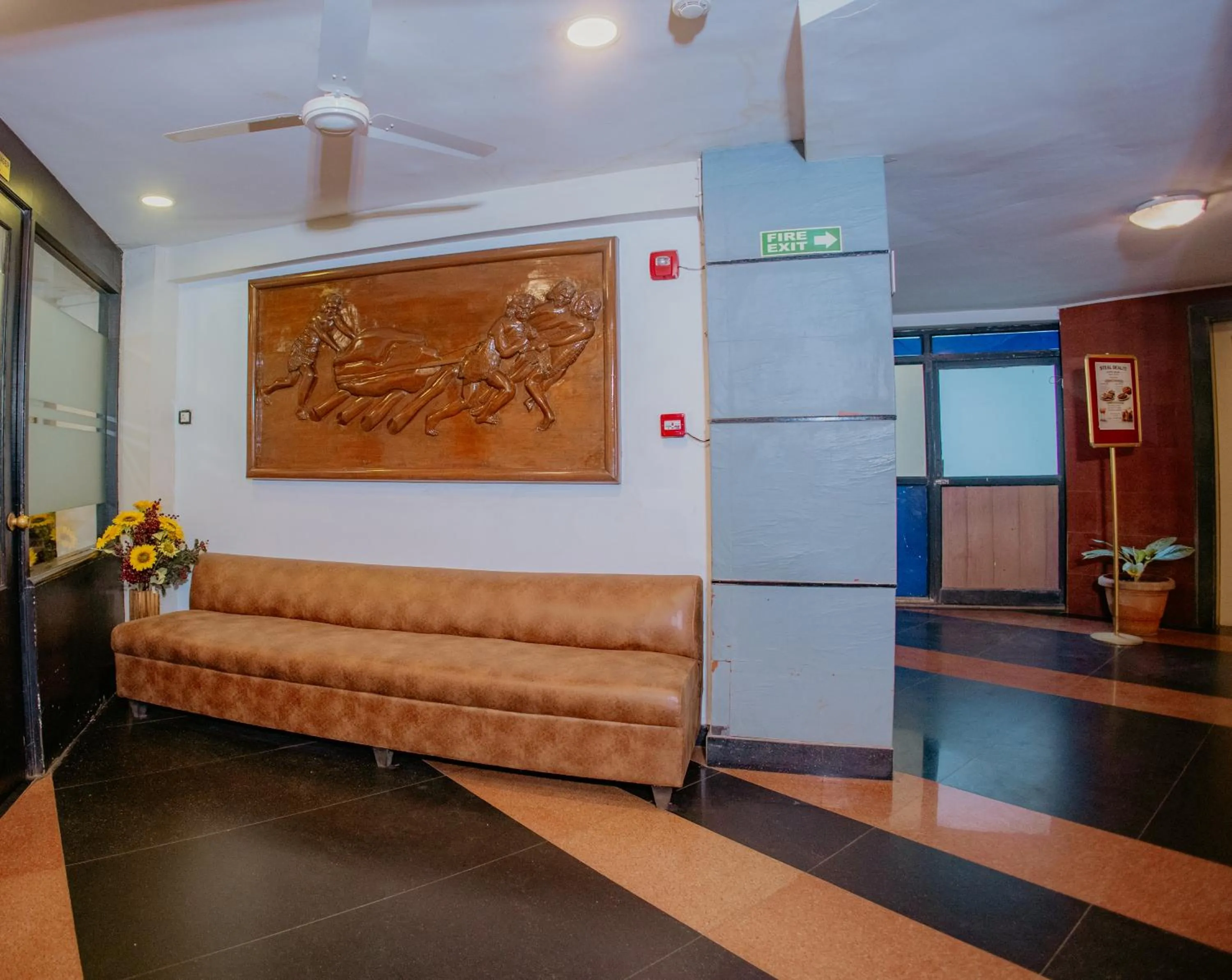 Lobby or reception in Om Shiv Hotel