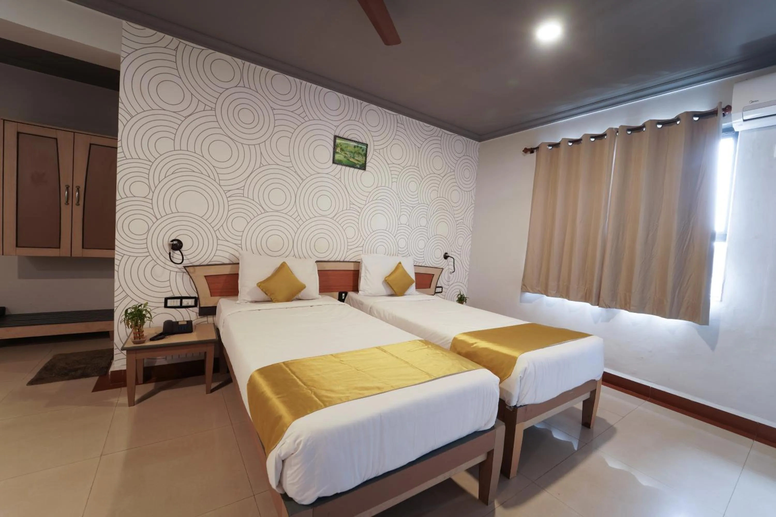 Bed in The Treat Hotel