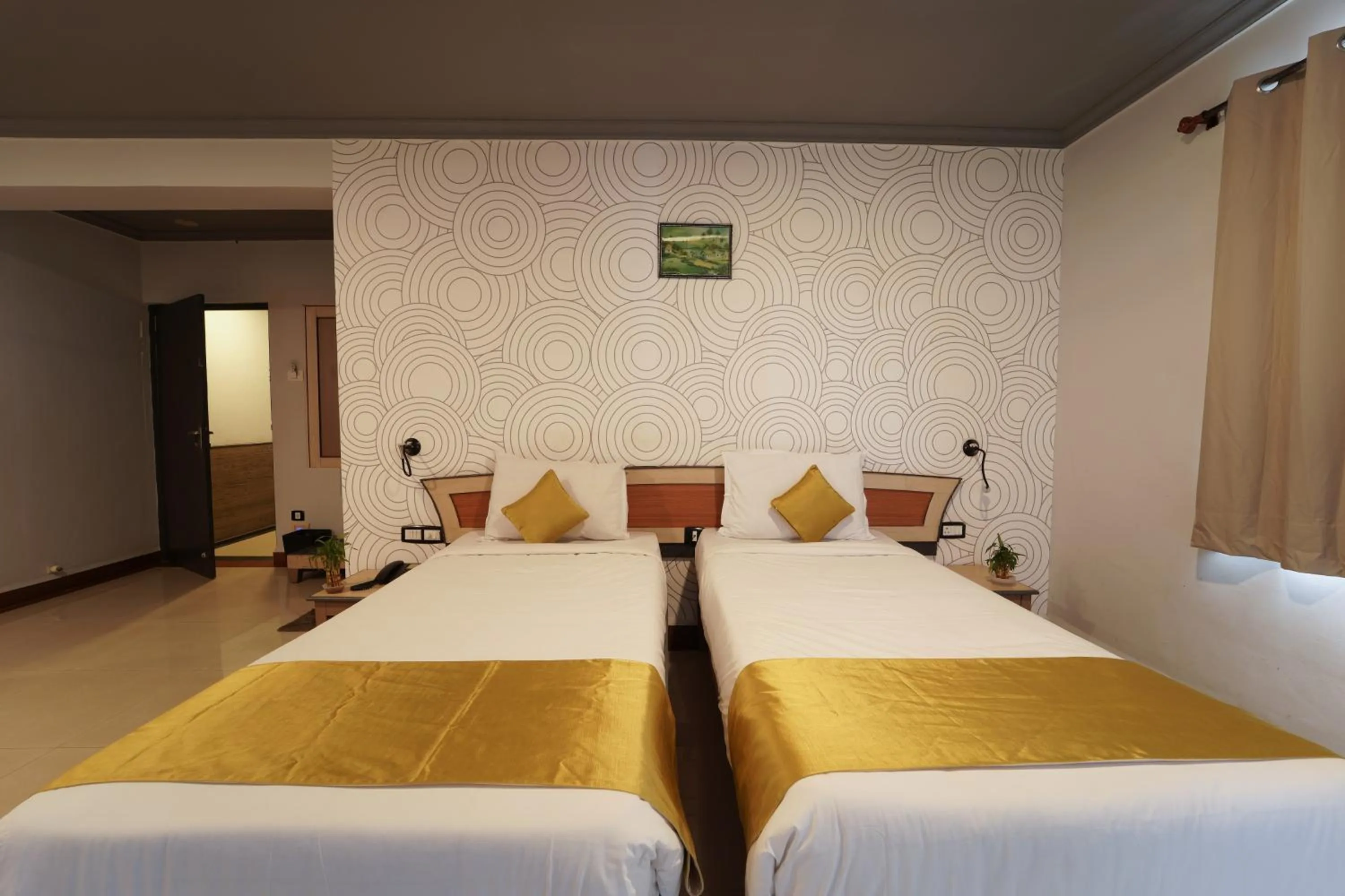 Bed in The Treat Hotel