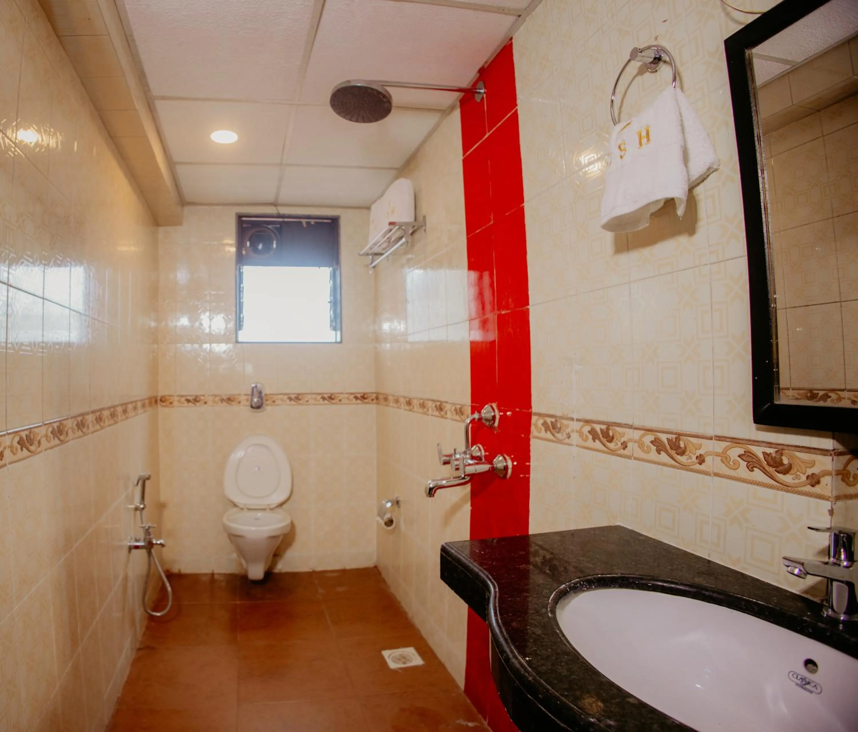 Bathroom in Om Shiv Hotel