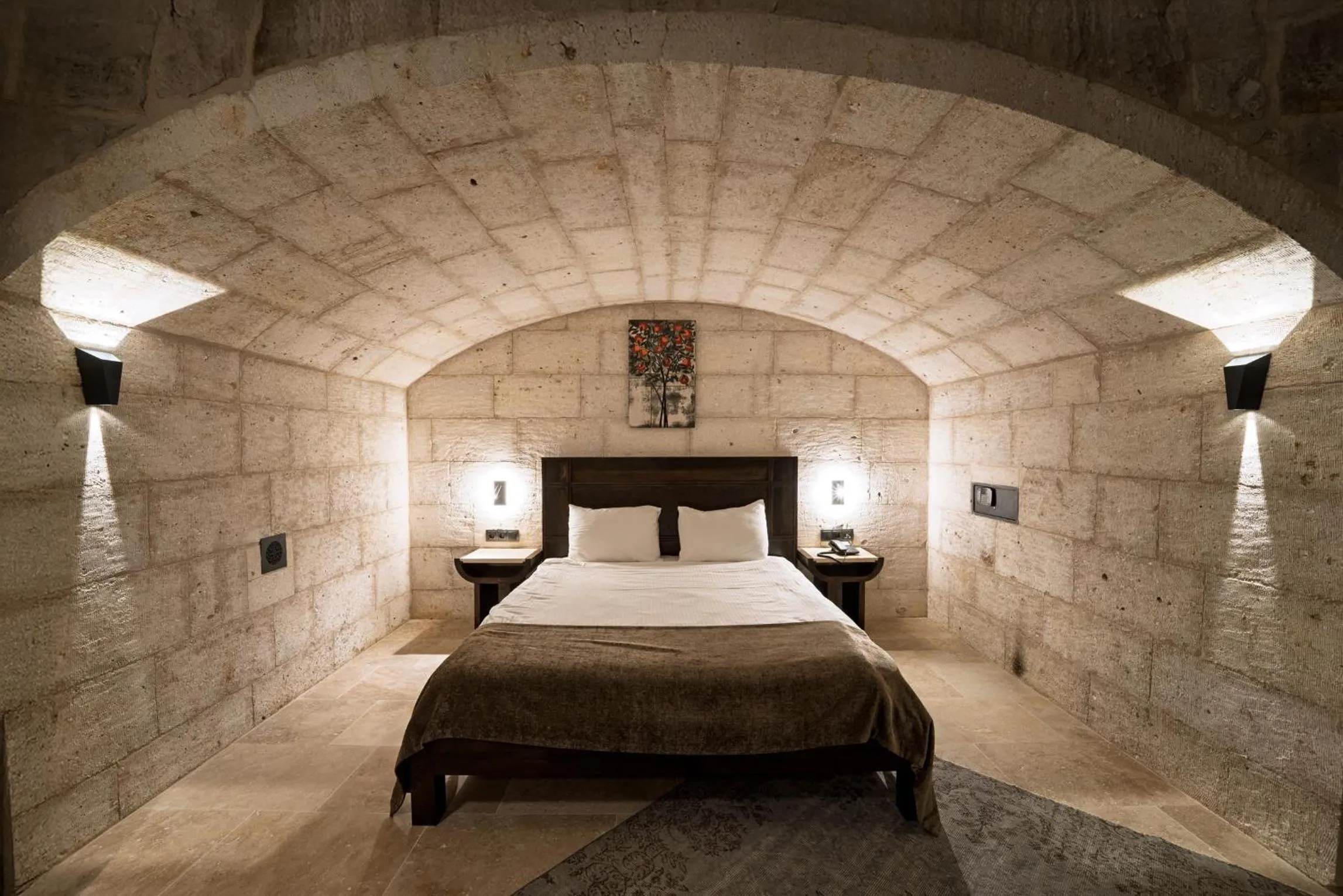 Bedroom, Bed in Luvi Cave Hotel