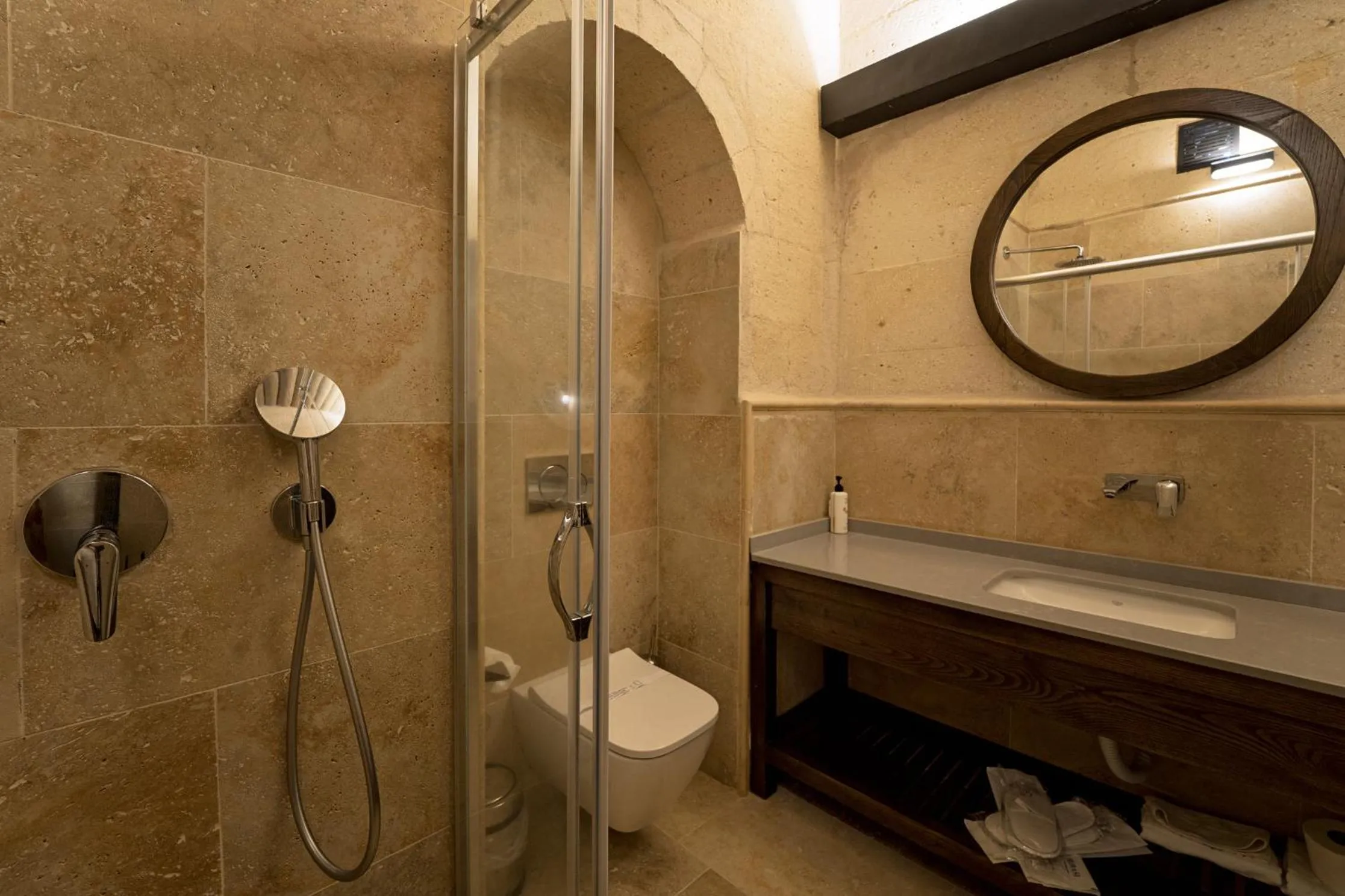 Bathroom in Luvi Cave Hotel