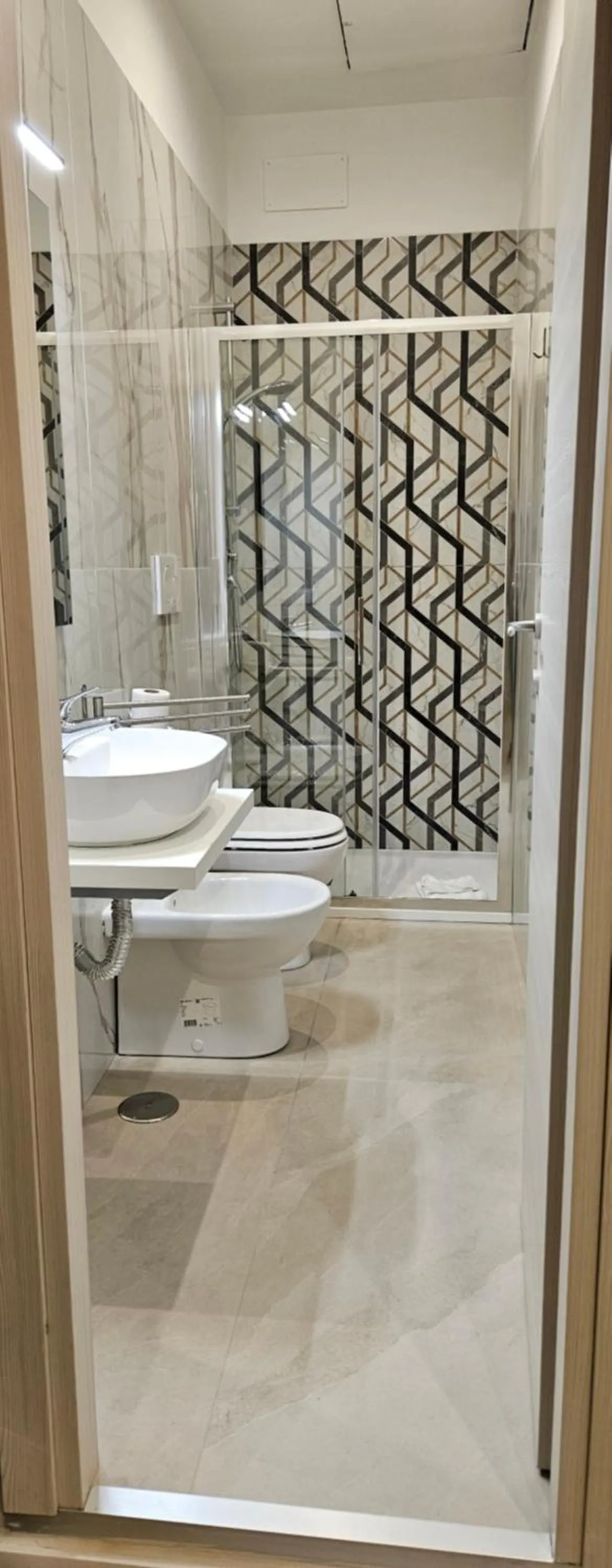 Bathroom in Hotel Mosaic Central Rome