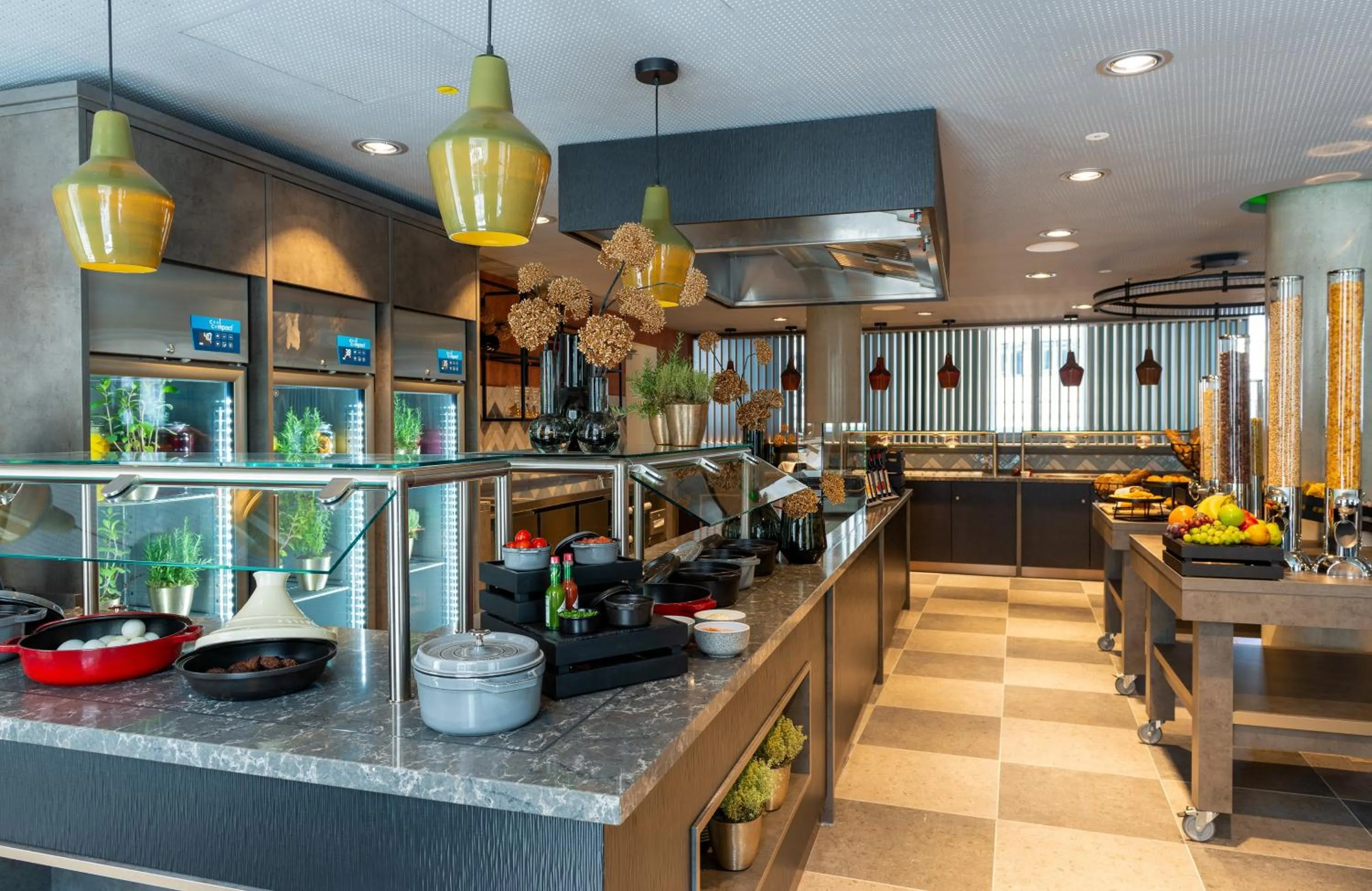 Buffet breakfast in Leonardo Royal Hotel Nürnberg