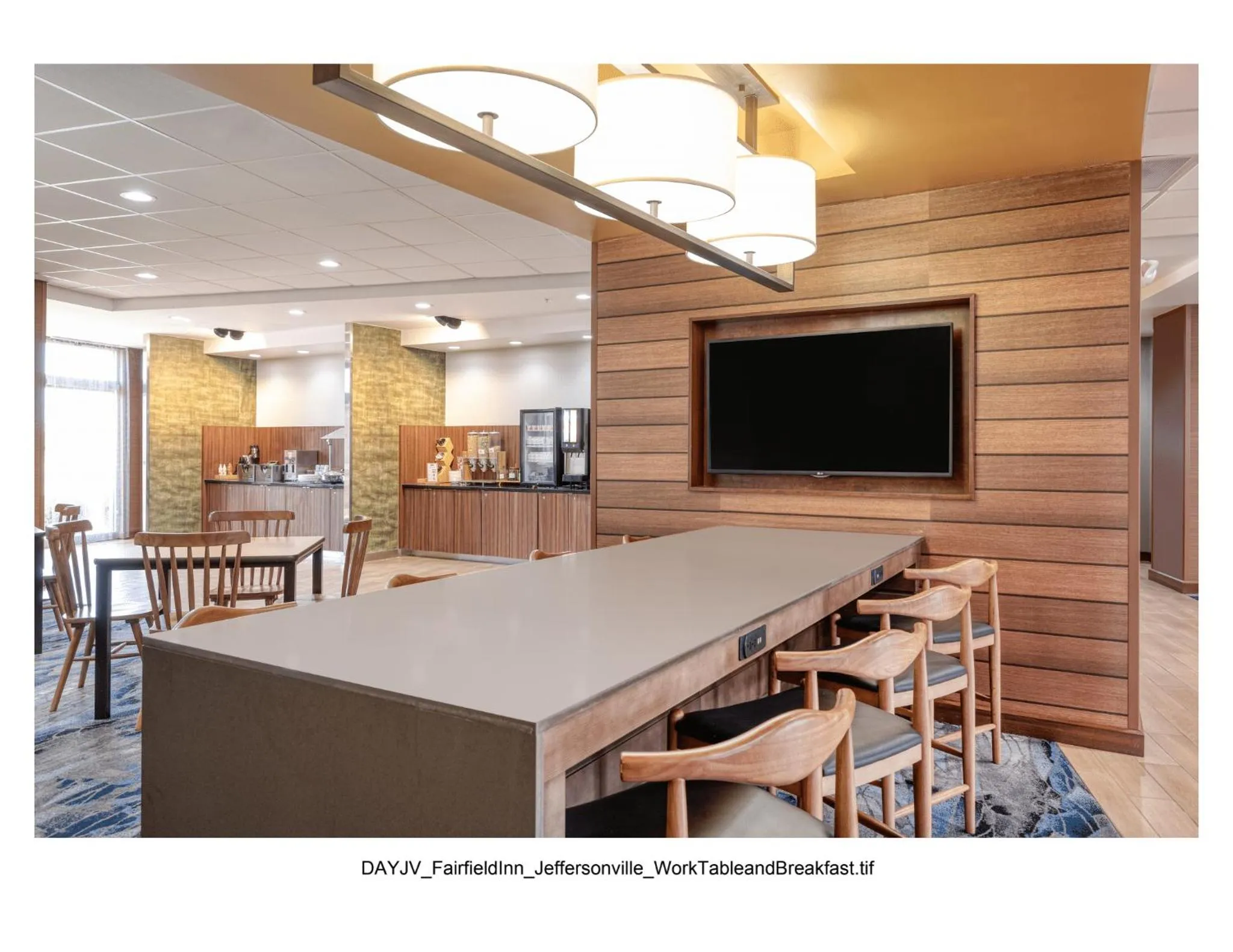 Breakfast in Fairfield Inn & Suites by Marriott Jeffersonville I-71