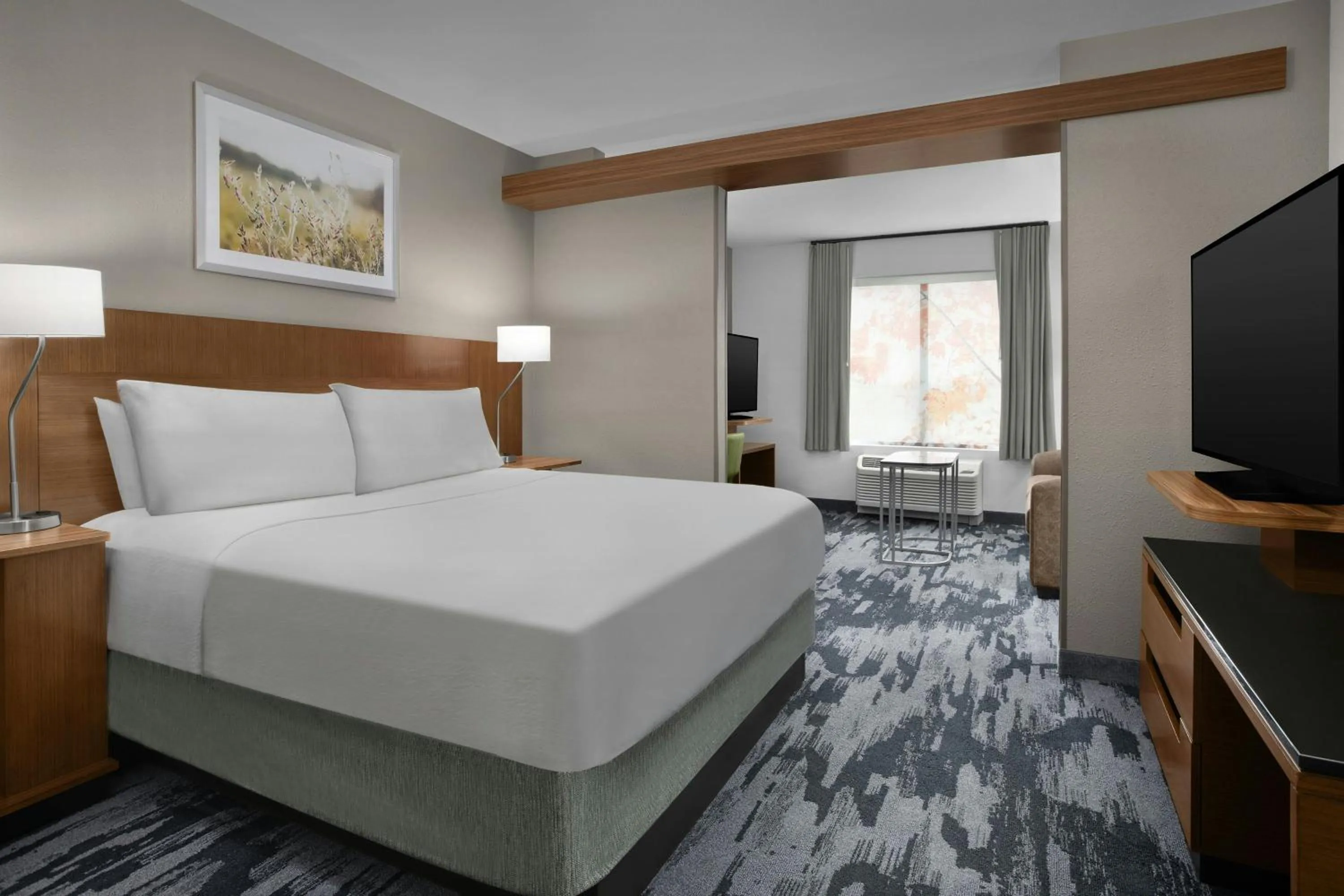 Bedroom, Bed in Fairfield Inn & Suites by Marriott Jeffersonville I-71