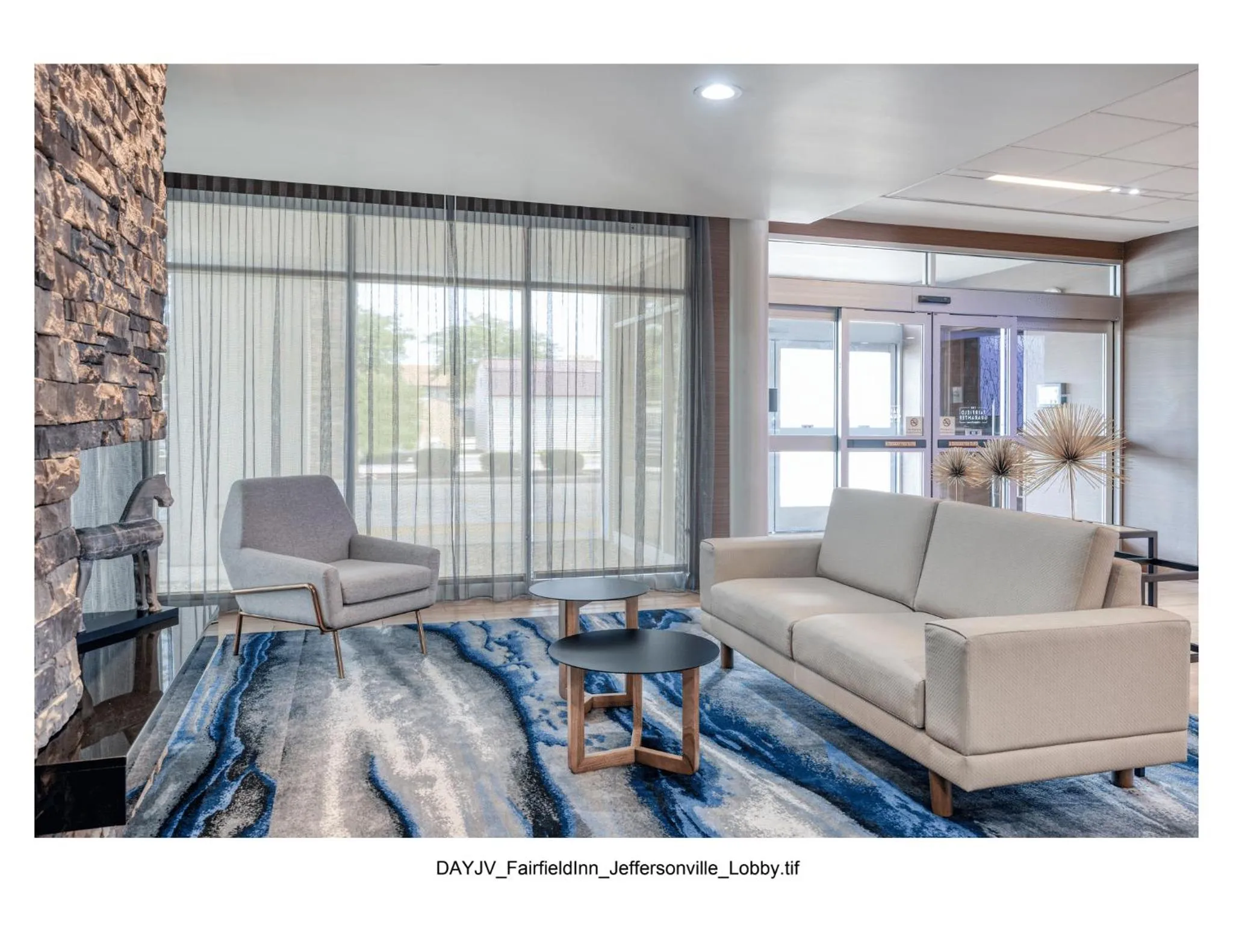 Lobby or reception in Fairfield Inn & Suites by Marriott Jeffersonville I-71