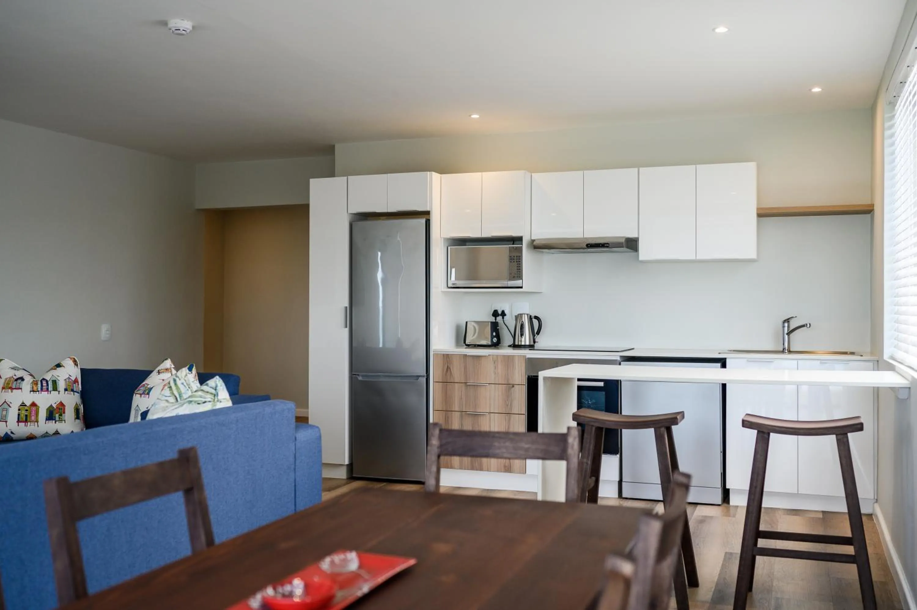 Kitchen or kitchenette in Paxton Luxury Apartments self-catering
