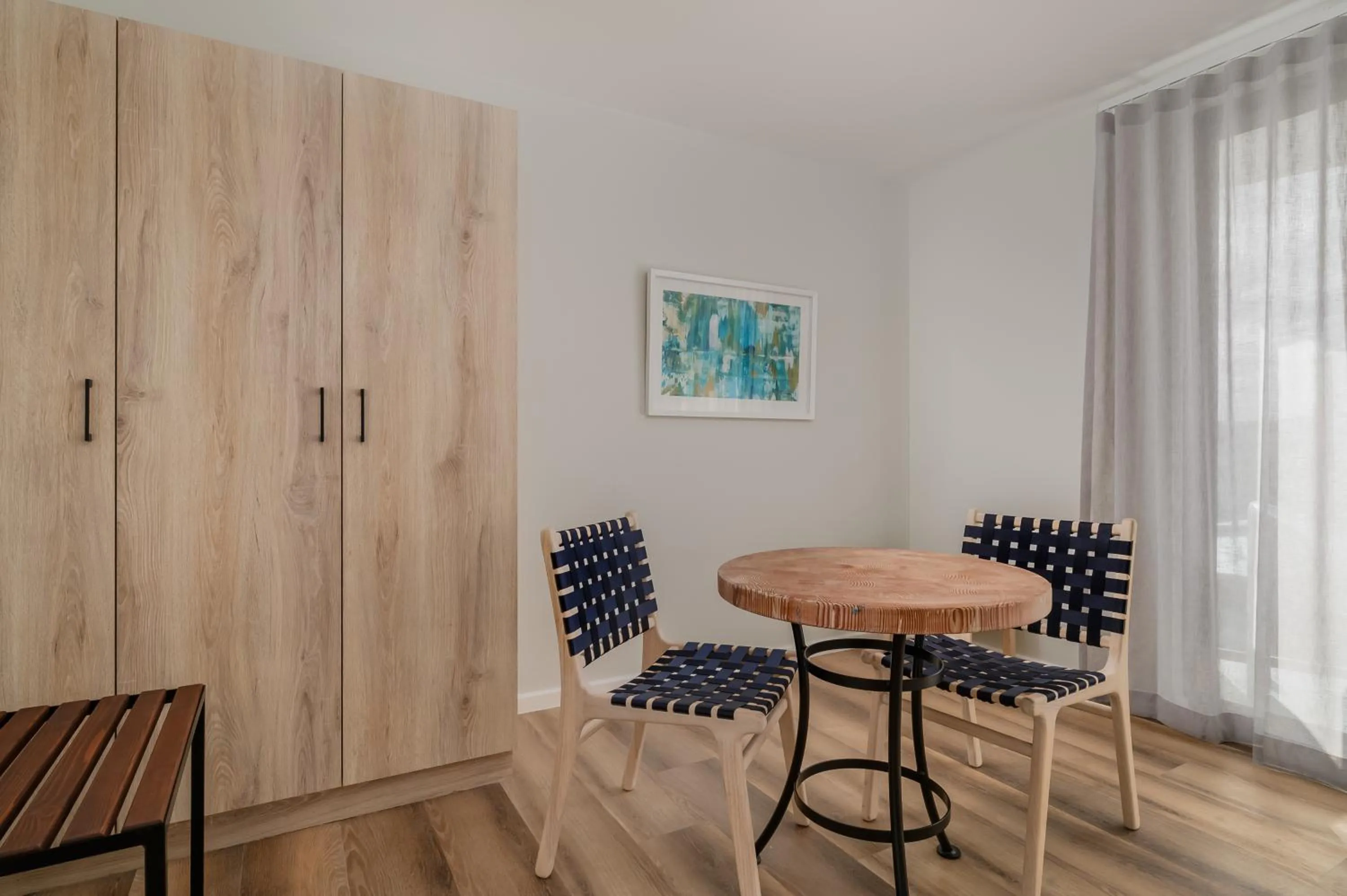 Seating area in Paxton Luxury Apartments self-catering