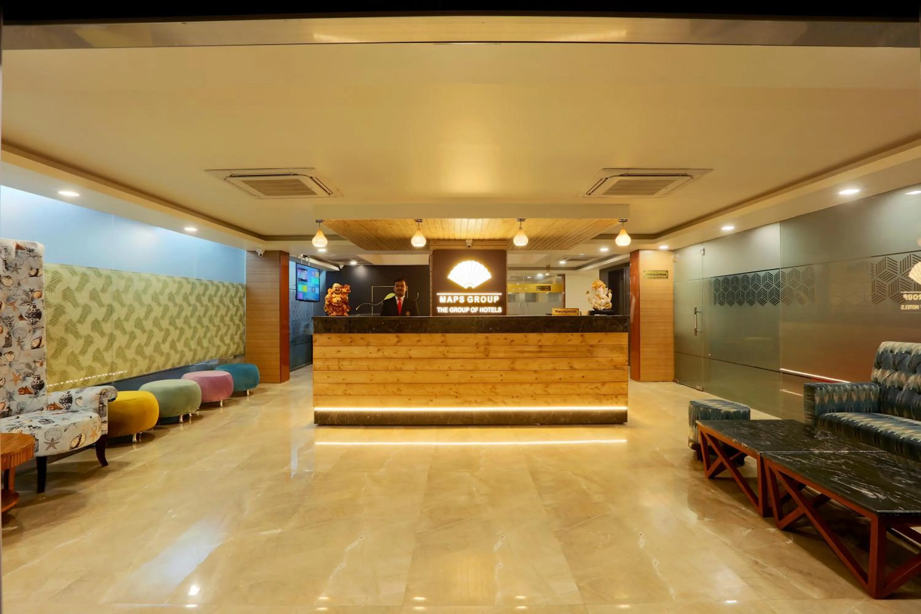 Lobby or reception in Hotel Omega - Gurgaon Central, Sec 45