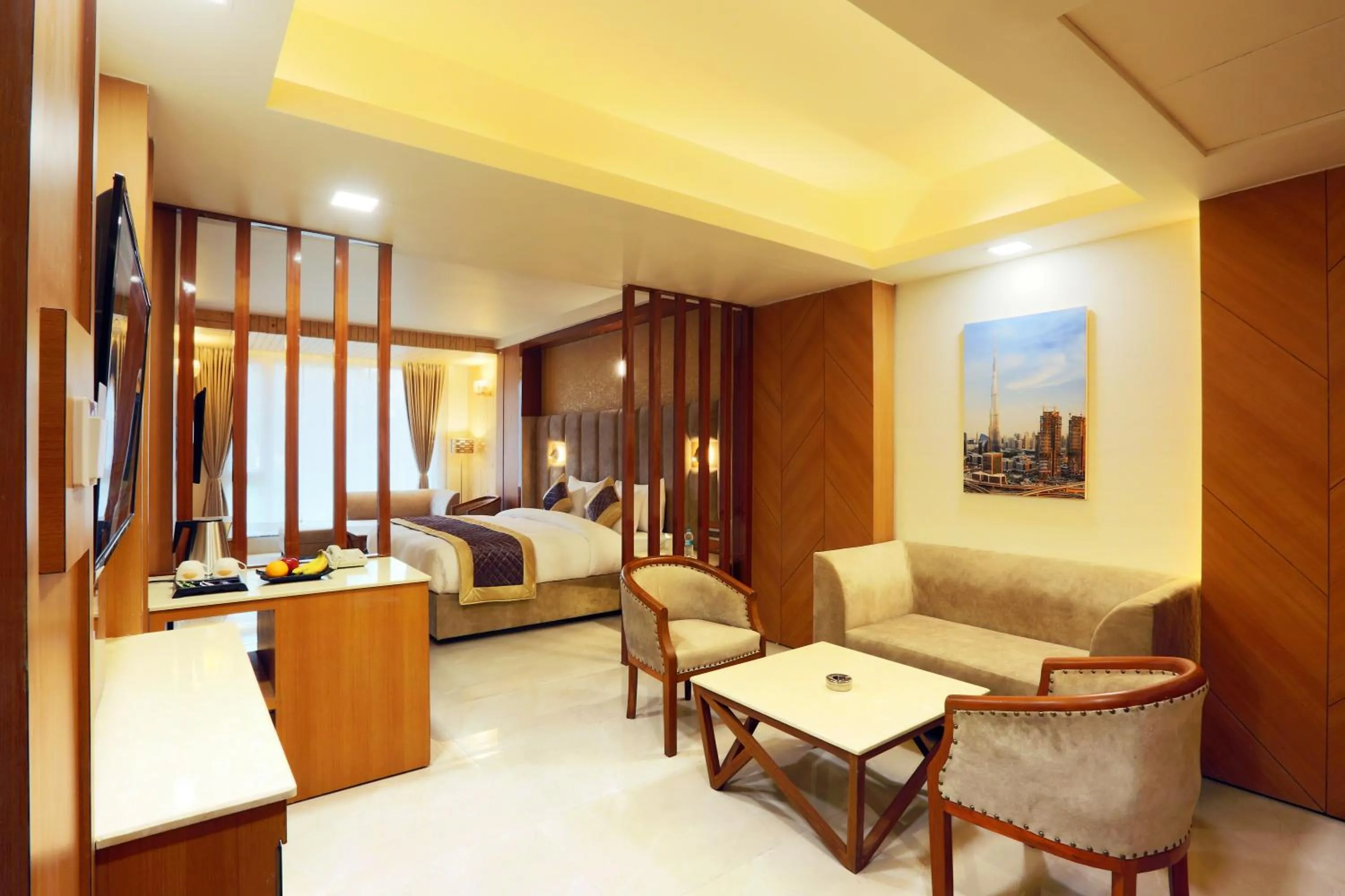 Seating area in Hotel Omega - Gurgaon Central, Sec 45